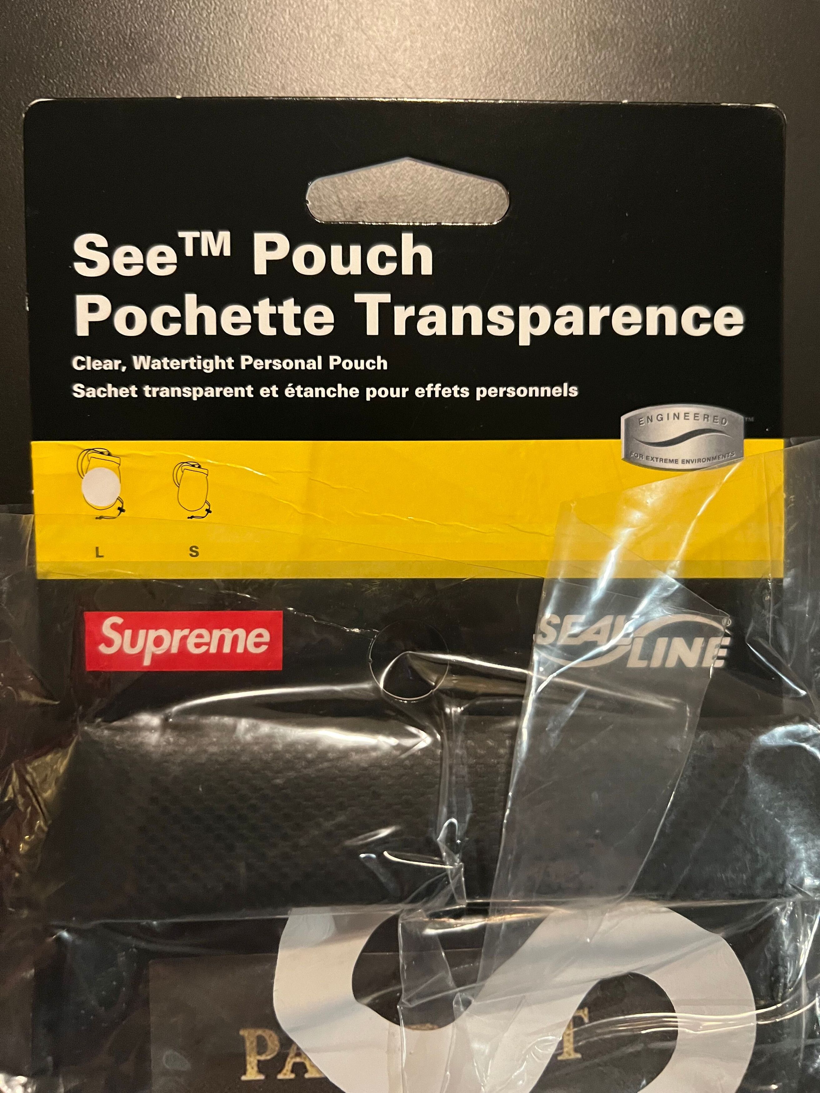 Supreme Supreme Sealline See Pouch Small 'Black' Size ONE SIZE - 4 Thumbnail