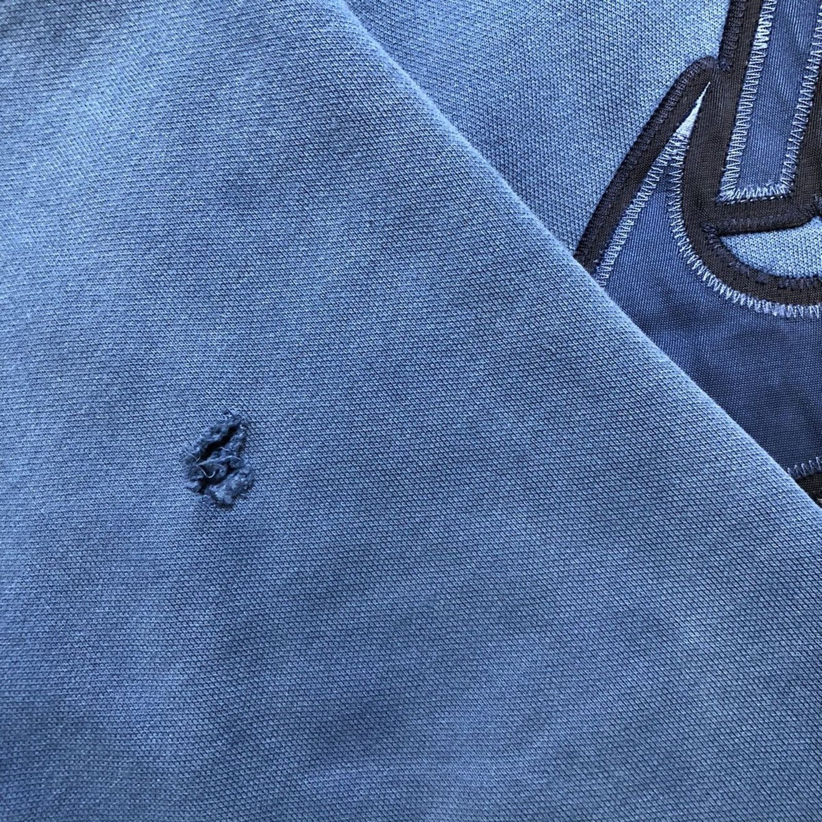 Nike × Vintage Nike Sportswear Hoodie Center Swoosh Distressed Pullover Size US XXL / EU 58 / 5 - 4 Thumbnail