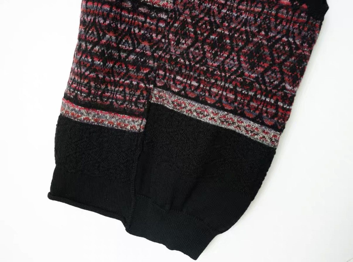 Yohji Yamamoto Yohji Yamamoto Vintage Knit Mismatched Panel Vest Size US L / EU 52-54 / 3 - 5 Thumbnail