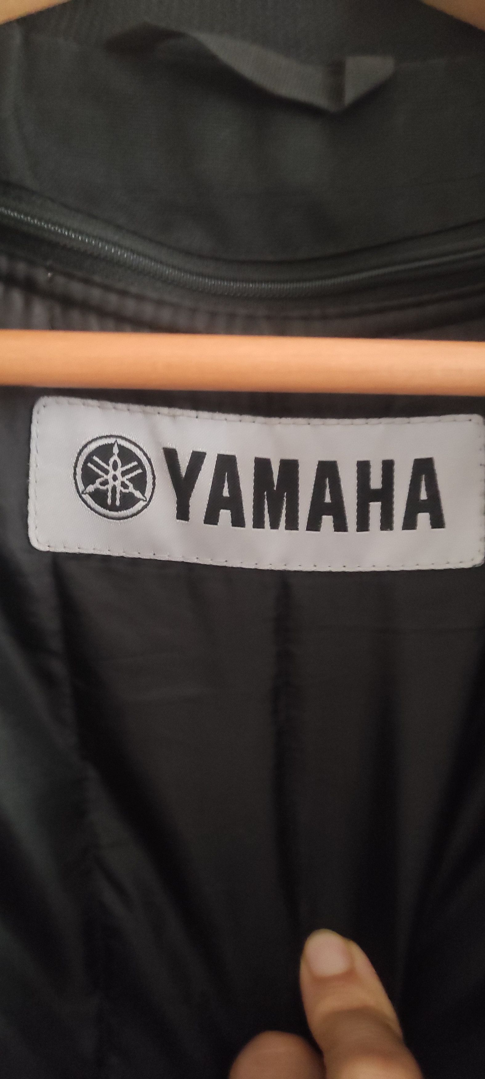 Vintage × Yamaha Vintage YAMAHA Racing Black Padded Moto Jacket Size US XL / EU 56 / 4 - 14 Thumbnail