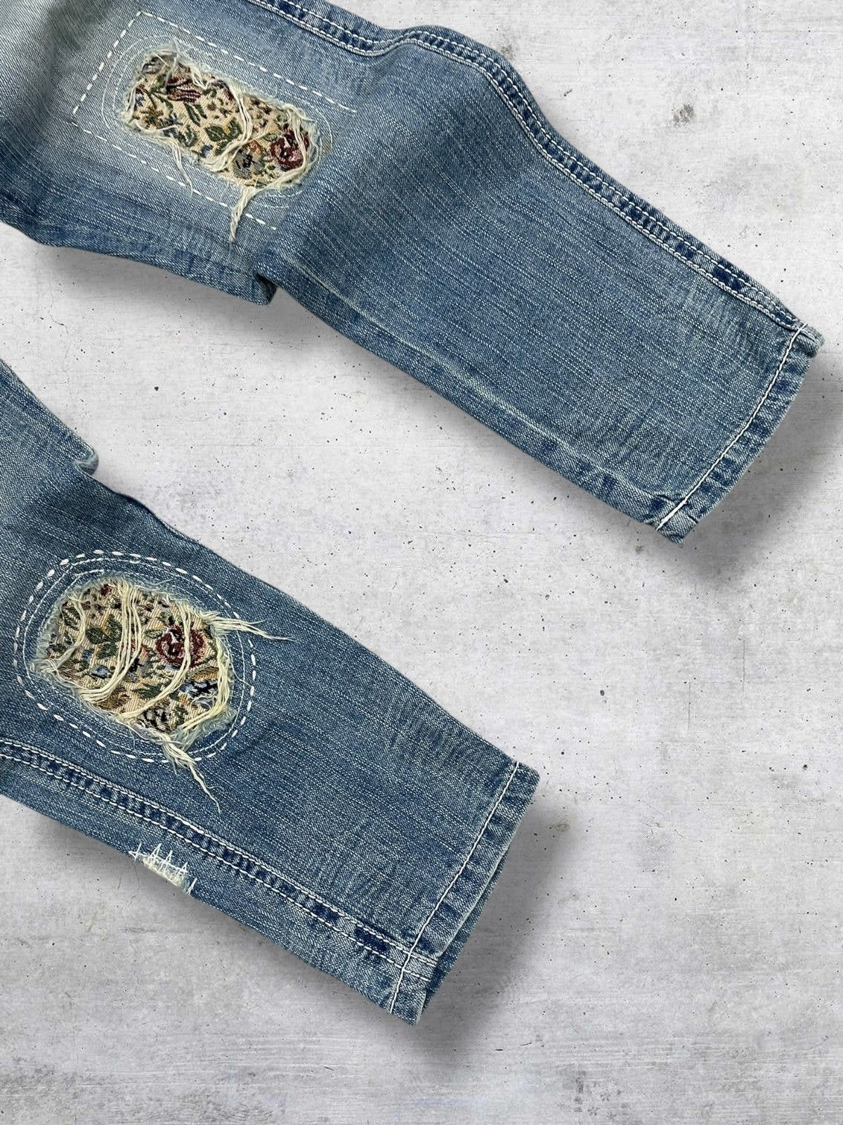 semanticdesign VINTAGE STITCH STUDIO OG JAPAN DESIGNER DOUBLE WAIST DENIM Size US 32 / EU 48 - 5 Thumbnail