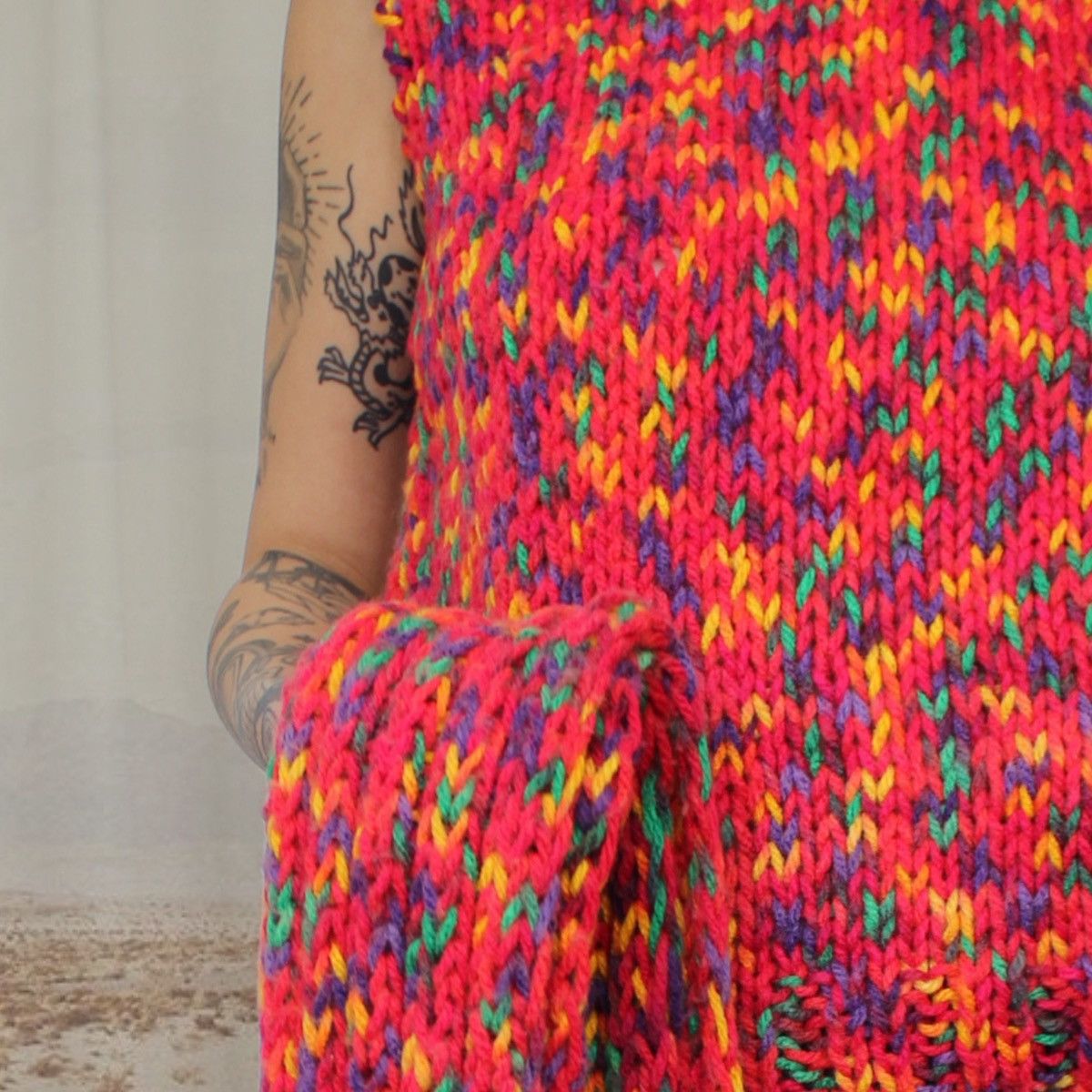 Other 🍭KNITTED VEST SCARF🍭 Size M / US 6-8 / IT 42-44 - 4 Thumbnail