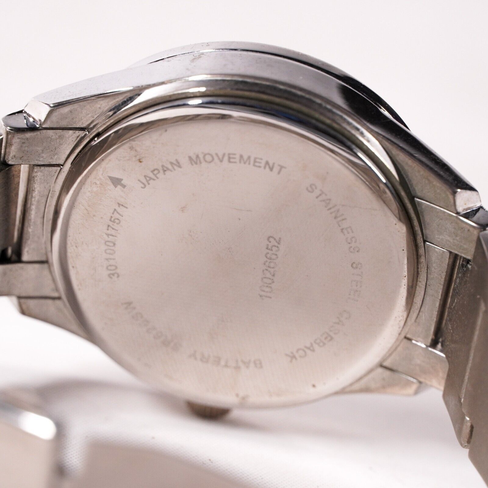 Other 4" Unlisted Stainless Steel SilverWrist Watch Japan Jewelry Size ONE SIZE - 11 Thumbnail