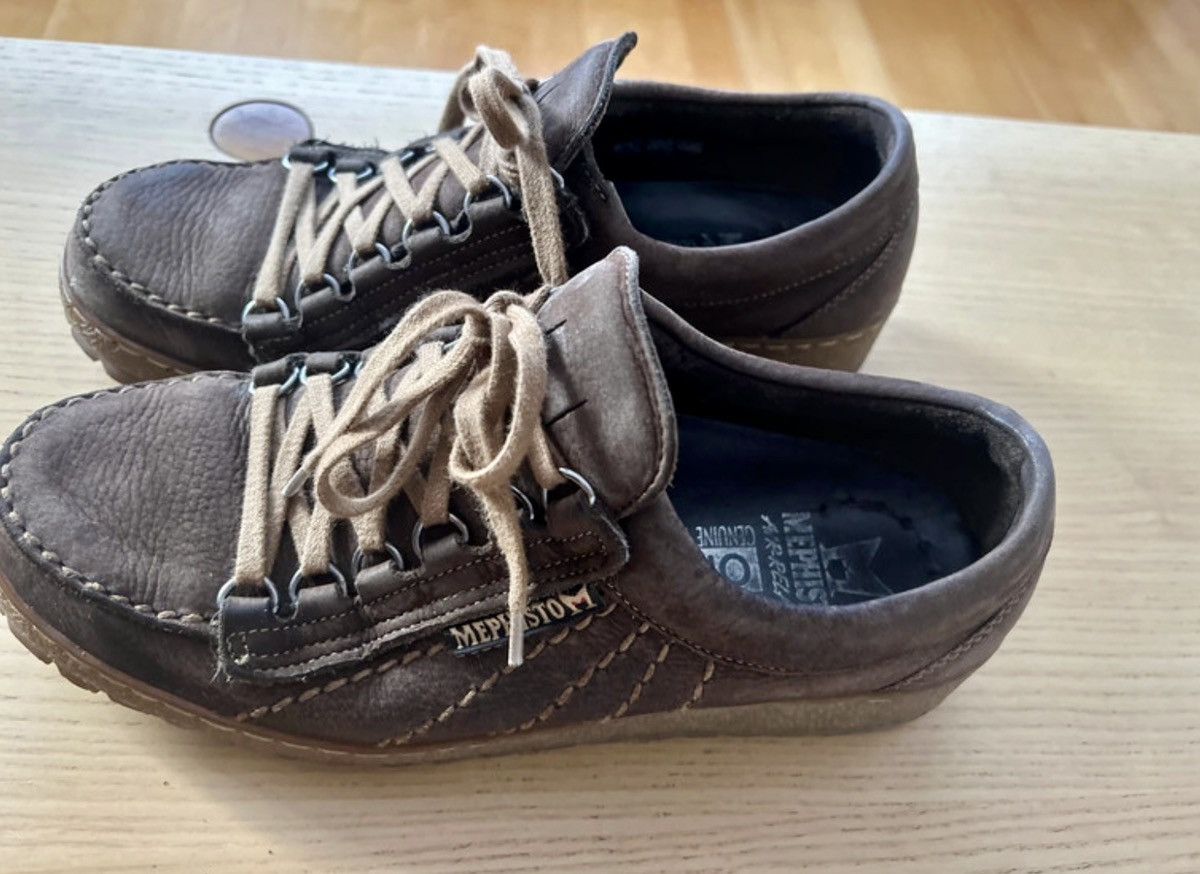 Mephisto Mephisto Rainbow Leather Shoes Brown EU42 Size US 9 / EU 42 - 3 Thumbnail