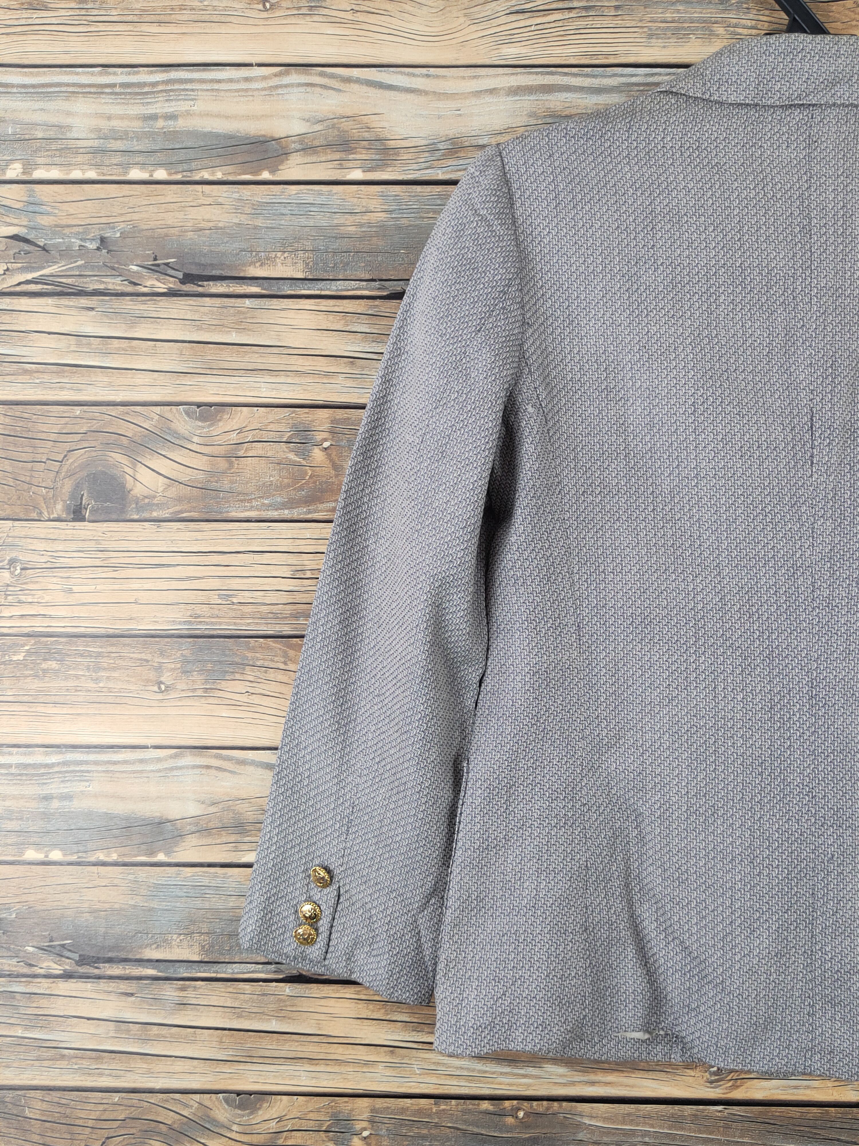 Japanese Brand × Vintage Rare Design 💥 Ava Stone-Lanapon Gray Blazers Size S / US 4 / IT 40 - 8 Thumbnail