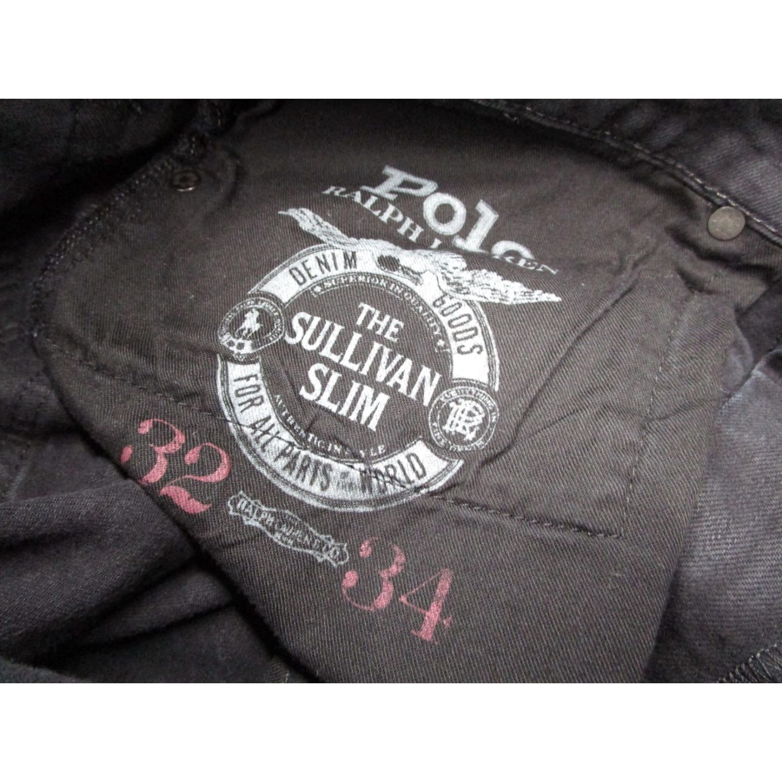 Polo Ralph Lauren VINTAGE Polo Ralph Lauren Jeans Men 32 Black Sullivan Slim 5 Pocket Denim 34 in Size US XS / EU 42 / 0 - 4 Thumbnail