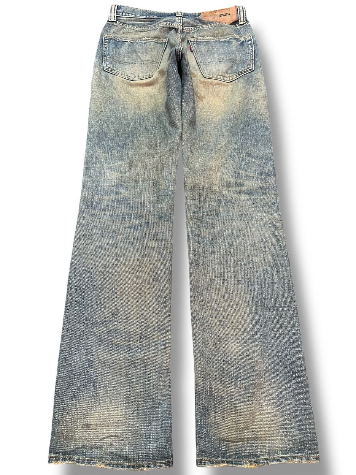 Japanese Brand Vintage GLheart Faded Mudwash Distressed Denim Size US 29 - 5 Thumbnail