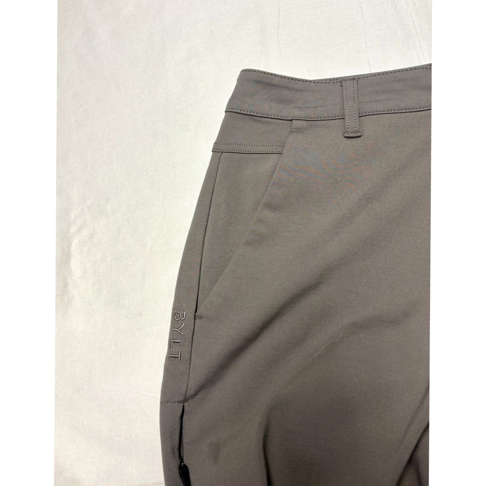 Vintage BYLT Everyday Pant 2.0 Slim Fit Grey Taupe Mens 32x30 Pants 5-Pocket Chino Performance Stretch Breathable Modern Workwear Size US 32 / EU 48 - 6 Thumbnail