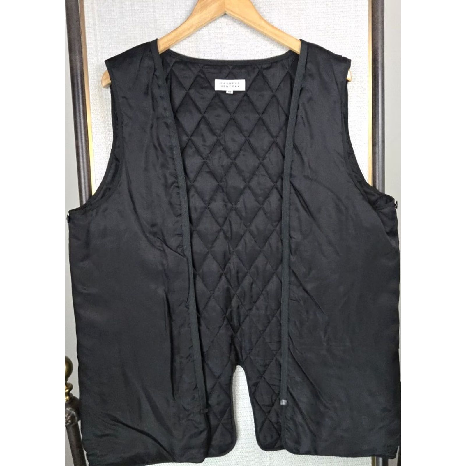 Mackintosh VINTAGE Barneys New York Jacket Coat Men 42 Large Mackintosh Button Front Insulated Liner Vest Black 100% Cotton 3 in 1 Size US L / EU 52-54 / 3 - 6 Thumbnail