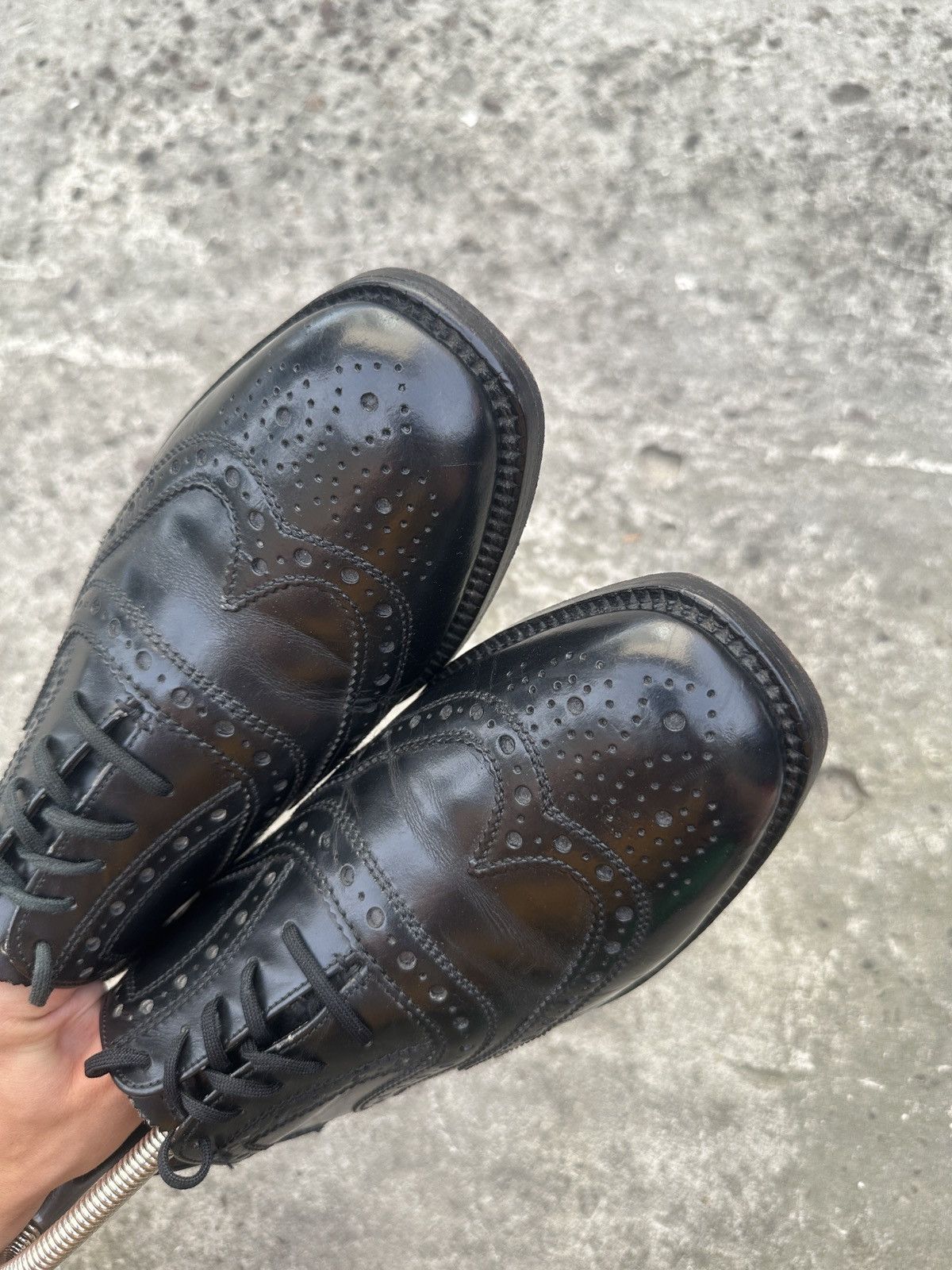 Other Vintage Saxone Casual UK Brogues Leather Shoes Streetwear 8 Size US 8 / EU 41 - 4 Thumbnail