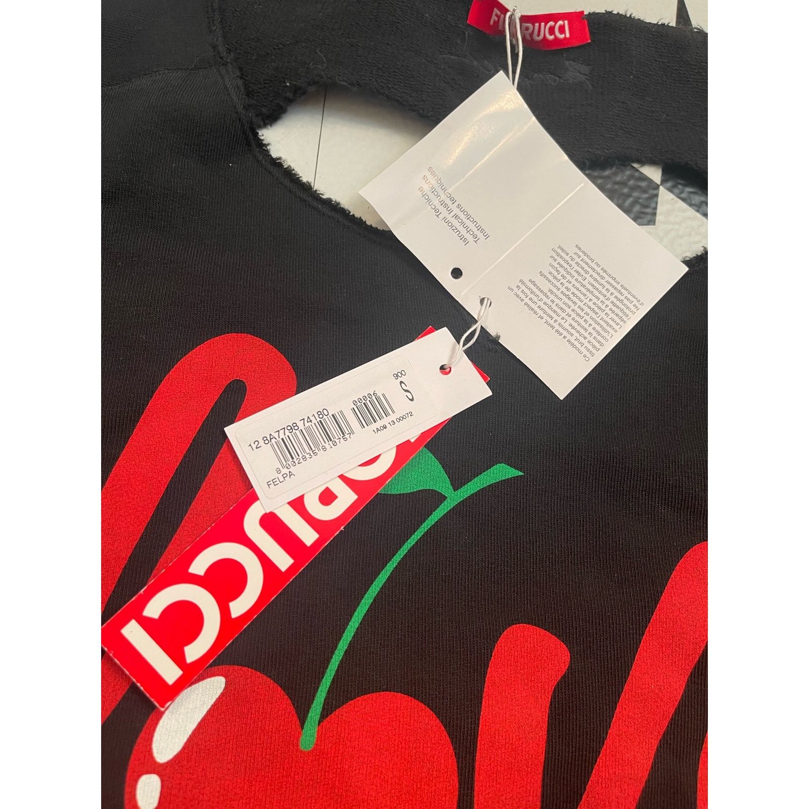 Fiorucci Fiorucci Love It Sweatshirt Tunic Top, NWT, size: Small Size S / US 4 / IT 40 - 4 Thumbnail