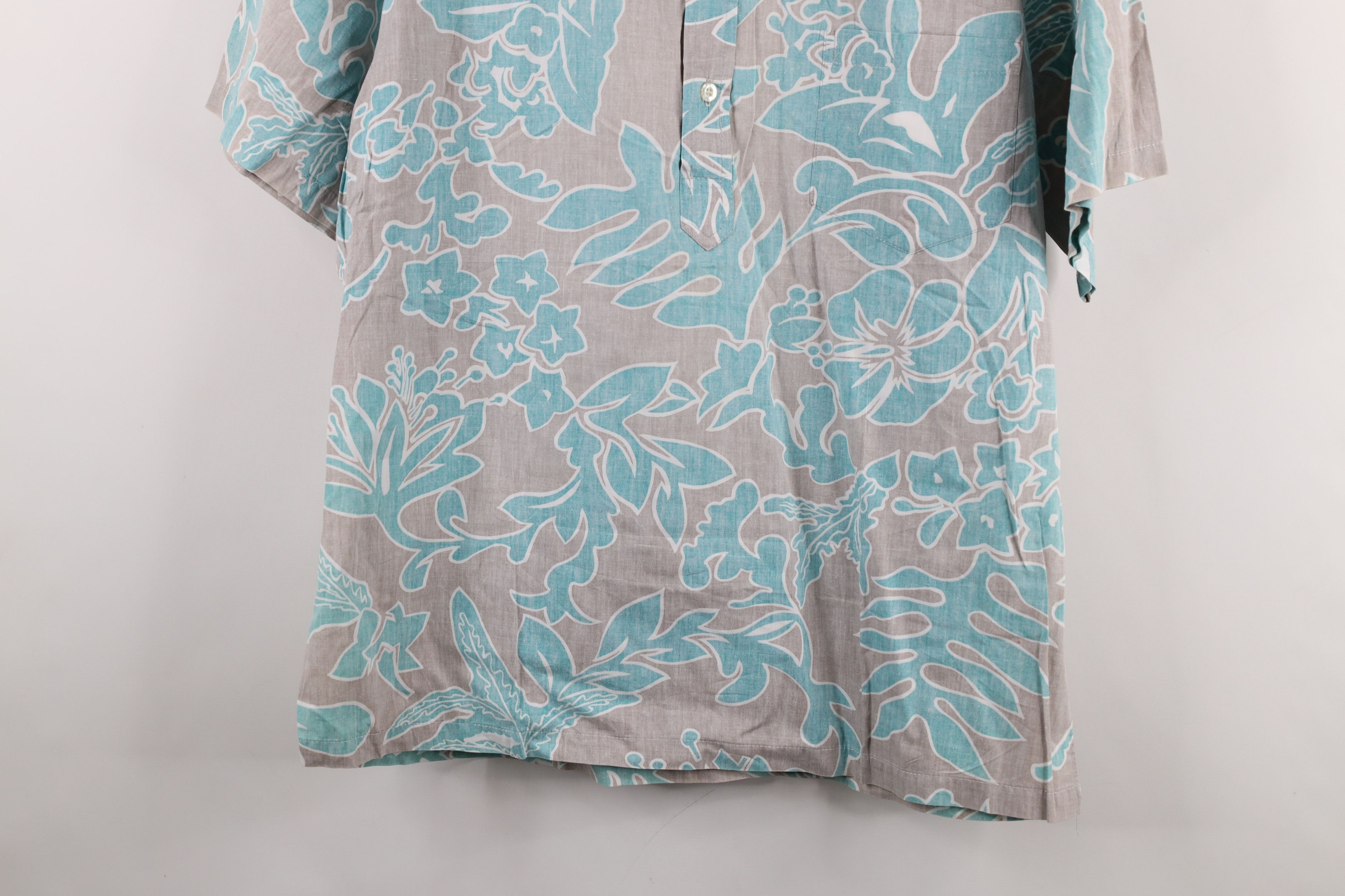 Vintage Vintage 90s Streetwear Flower Collared Button Down Polo USA Size US M / EU 48-50 / 2 - 3 Thumbnail