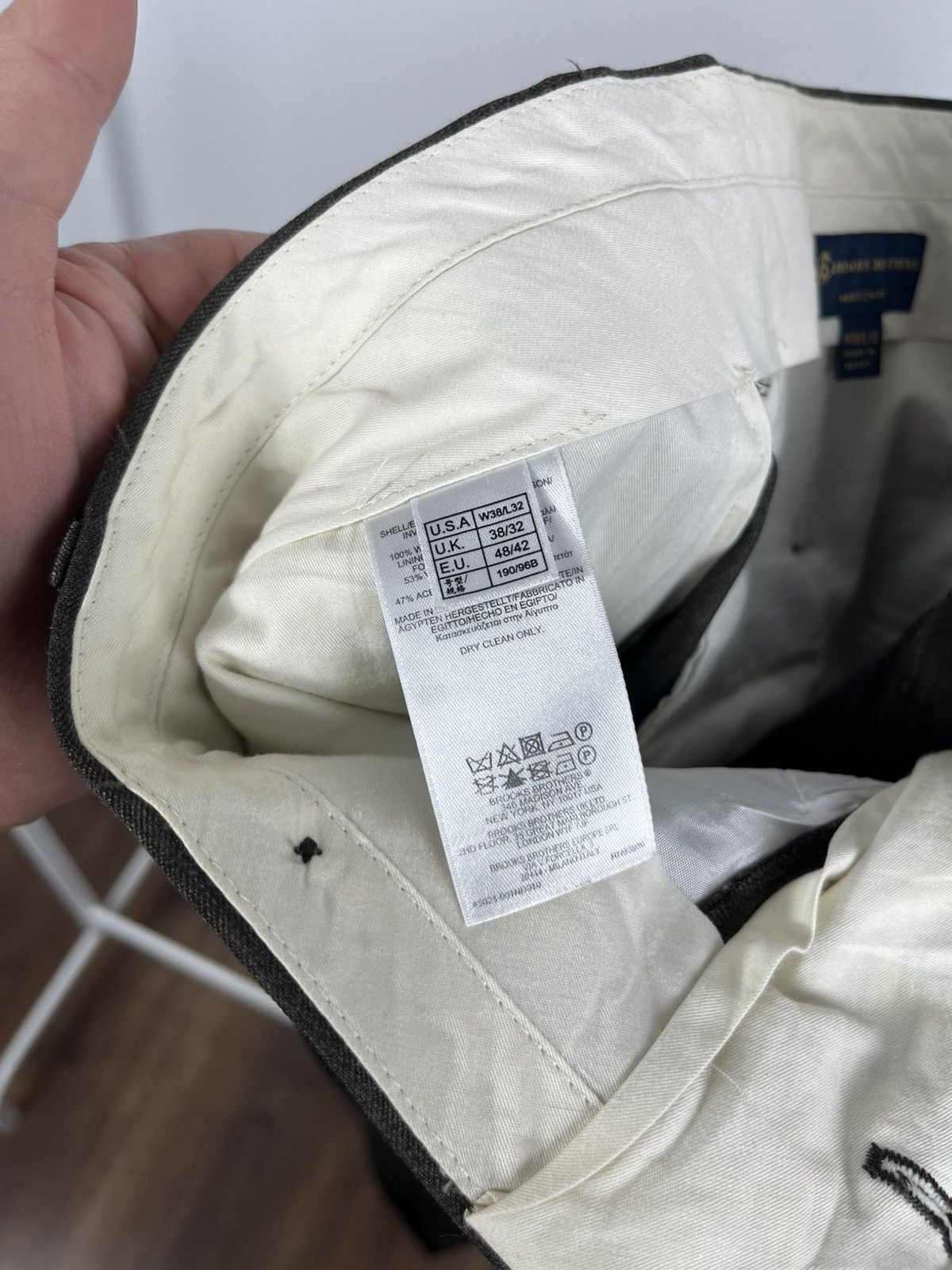 Brooks Brothers Brooks Brothers Madison Fit Dress Pants Wool W38 L32 Size US 38 / EU 54 - 5 Thumbnail