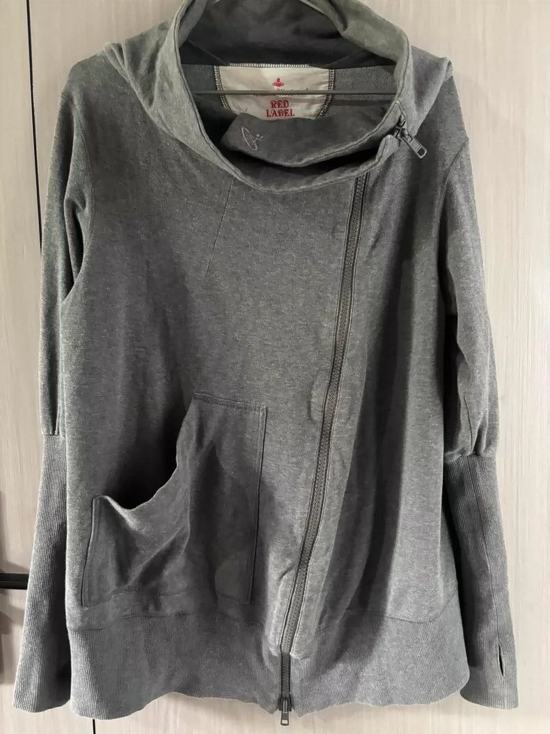 Vivienne Westwood Vivienne Westwood Light gray thin hoodie Size M / US 6-8 / IT 42-44 - 2 Thumbnail