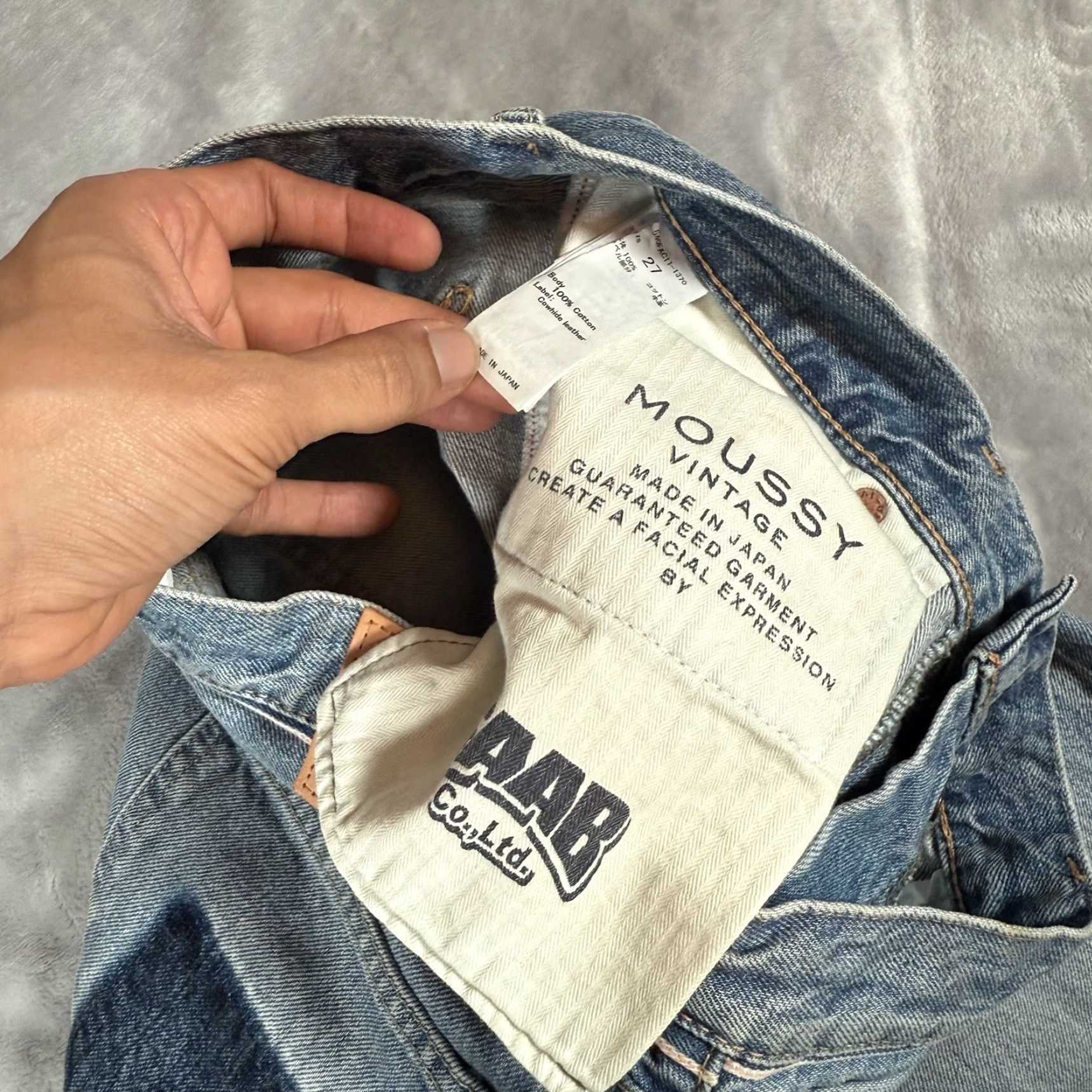 MOUSSY Moussy Vintage Jeans Women Size 27 Slim Fit Distressed Blue Denim Made in Japan Size 27" / US 4 / IT 40 - 5 Thumbnail