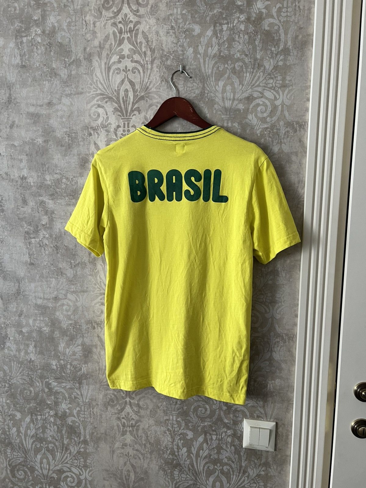 Adidas Vintage Adidas Brasil Football Tee Brazil Soccer Shirt Size US M / EU 48-50 / 2 - 8 Thumbnail