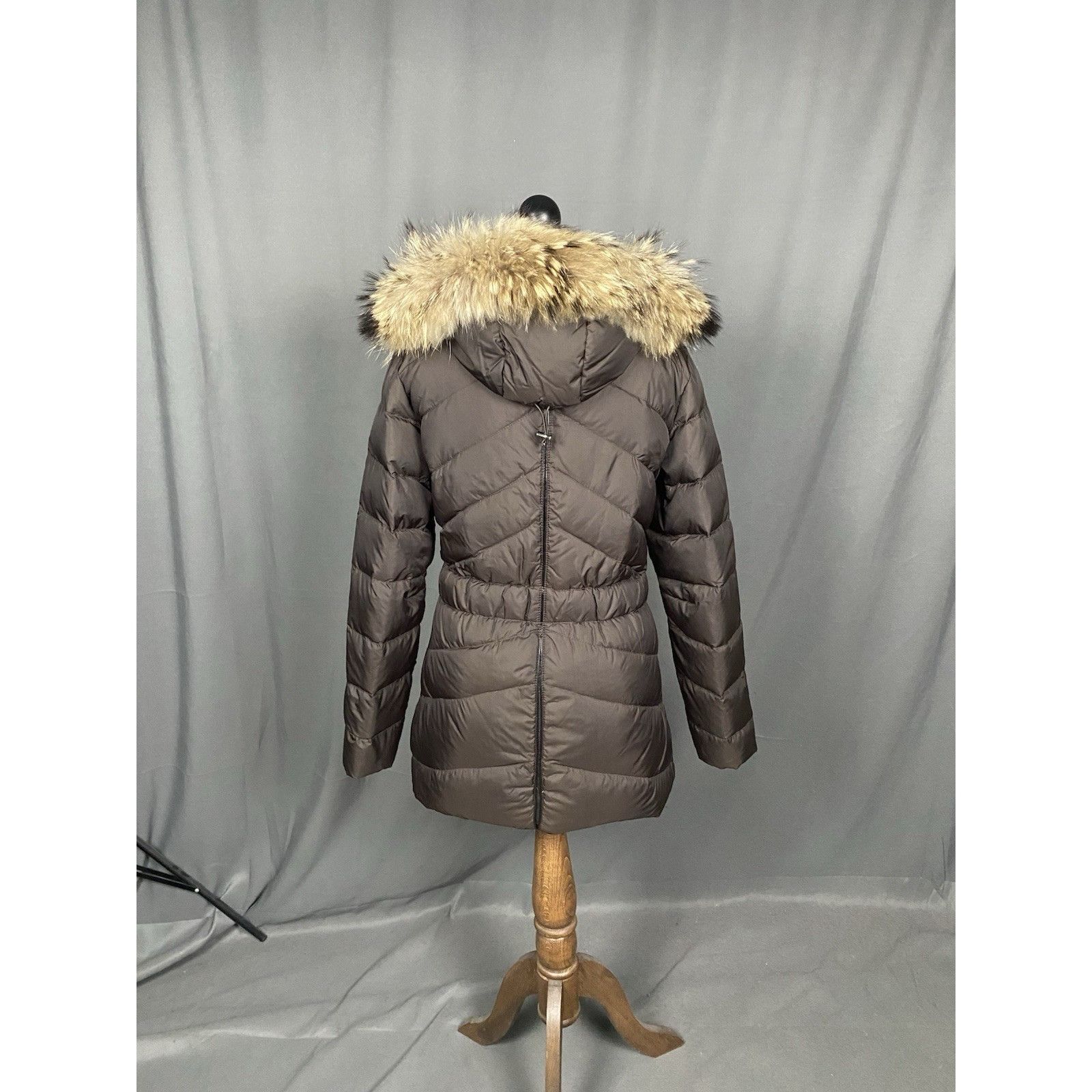 Moncler Moncler Durrure Women's Brown Belted Down Insulated Puffer P Size M / US 6-8 / IT 42-44 - 8 Thumbnail