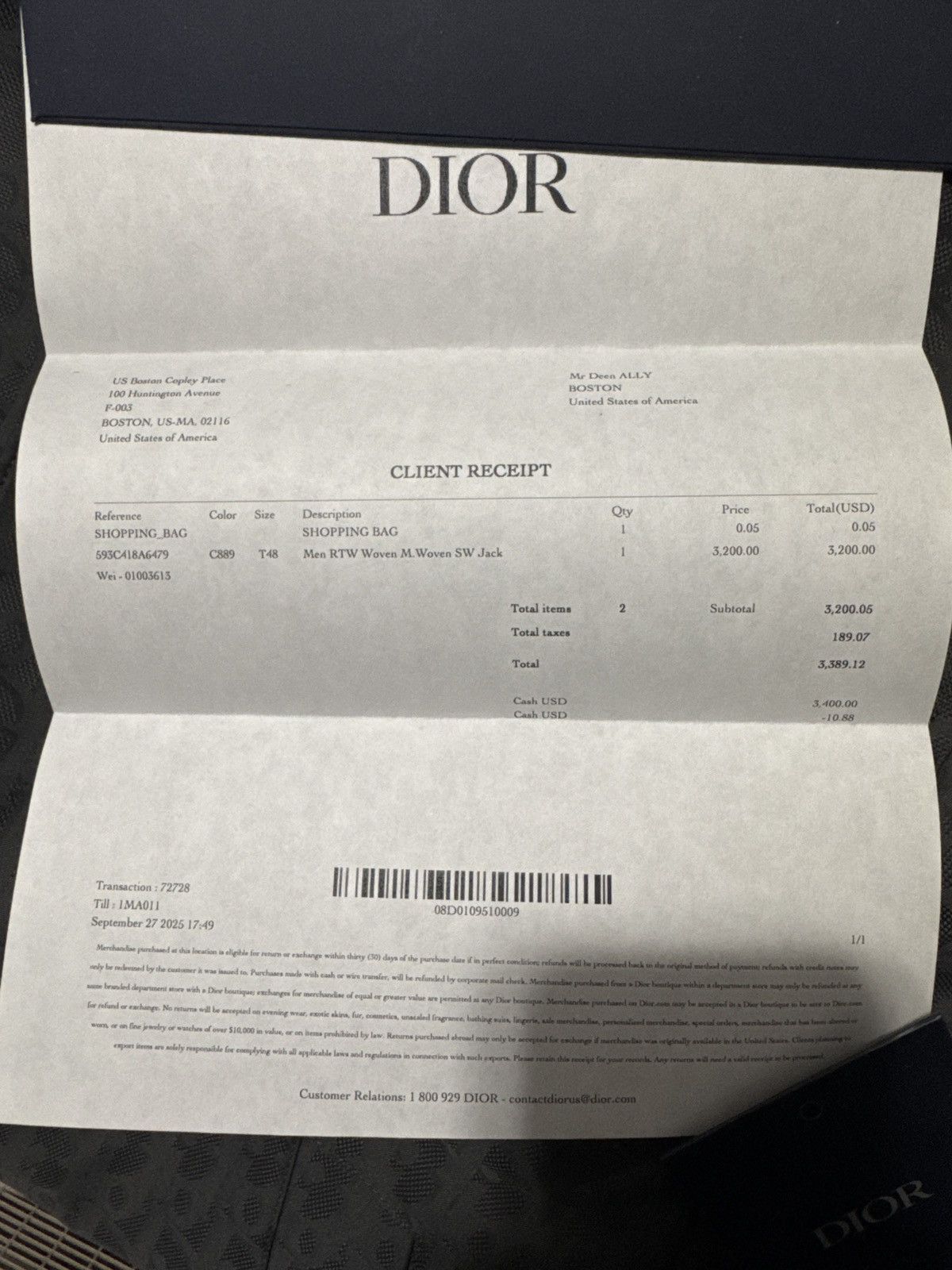 Dior Dior Oblique Blouson Jacket Size US M / EU 48-50 / 2 - 5 Thumbnail