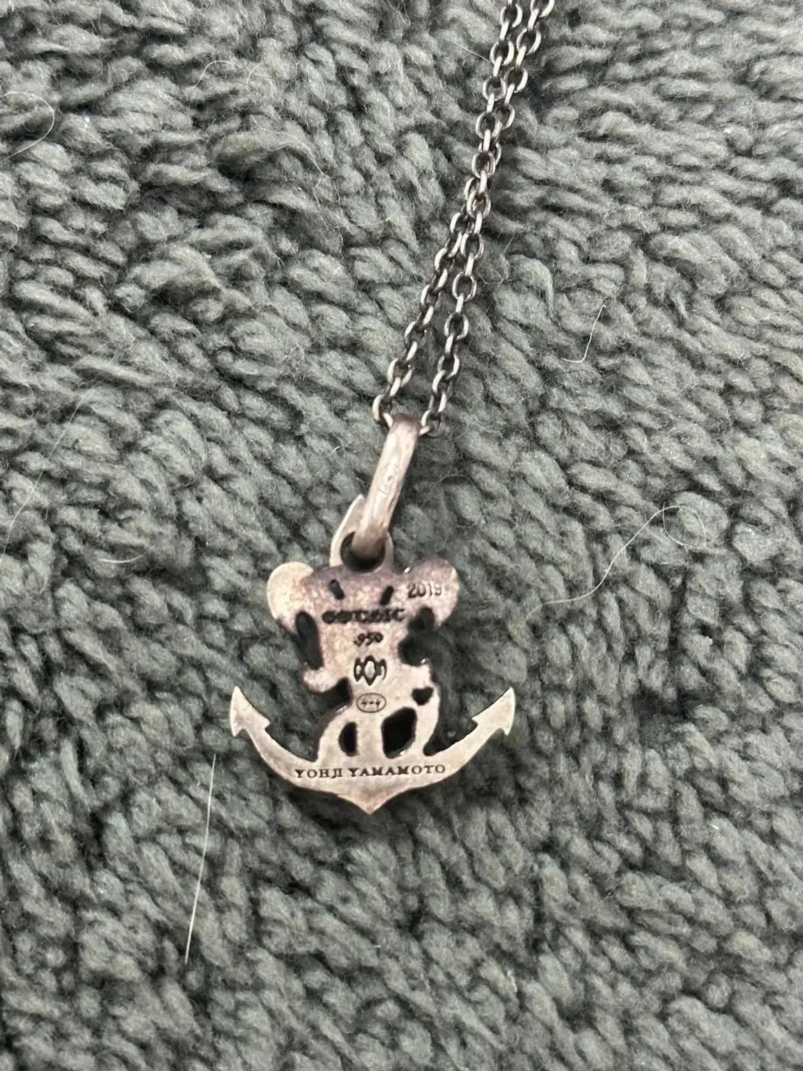 Y's × Yohji Yamamoto × Ys (Yamamoto) Yohji Yamamoto Gothic 950 Silver Anchor  & Snake Necklace | Grailed