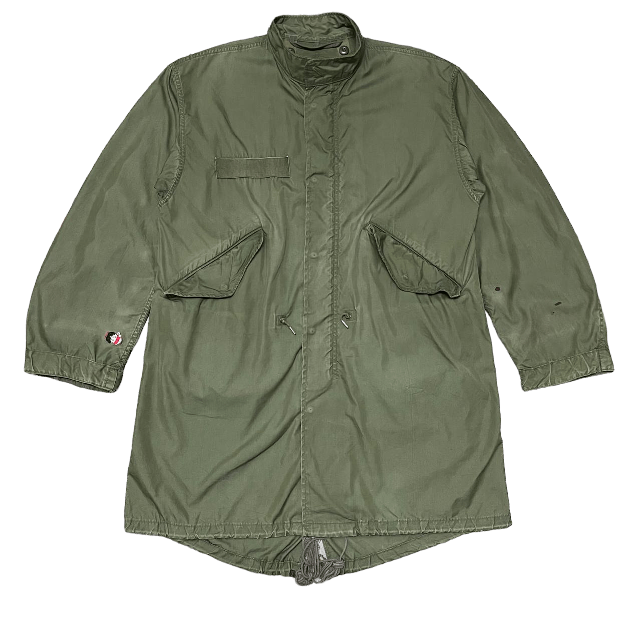 image of Vintage 80's Parkas Fishtail Military Jacket in Green, Men's (Size XS)