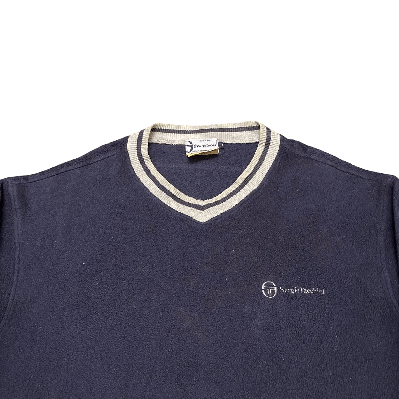 Sergio Tacchini Vintage Sergio Tacchini x Malden Mill Polarfleece Sweatshirt Size US L / EU 52-54 / 3 - 2 Thumbnail
