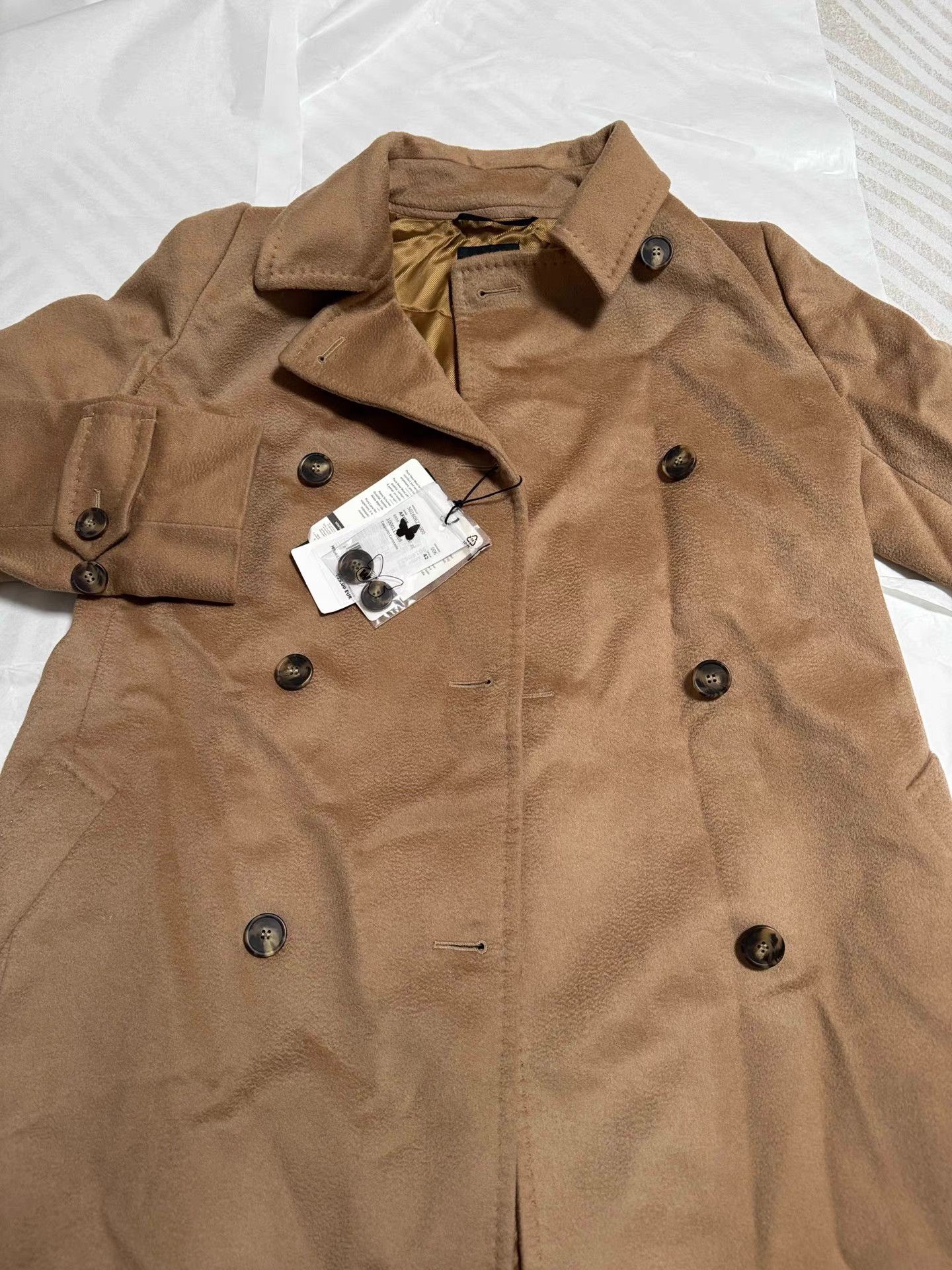 Weekend Max Mara WEEKEND MaxMara Double-Breasted Wool Coat K6 Size M / US 6-8 / IT 42-44 - 8 Thumbnail