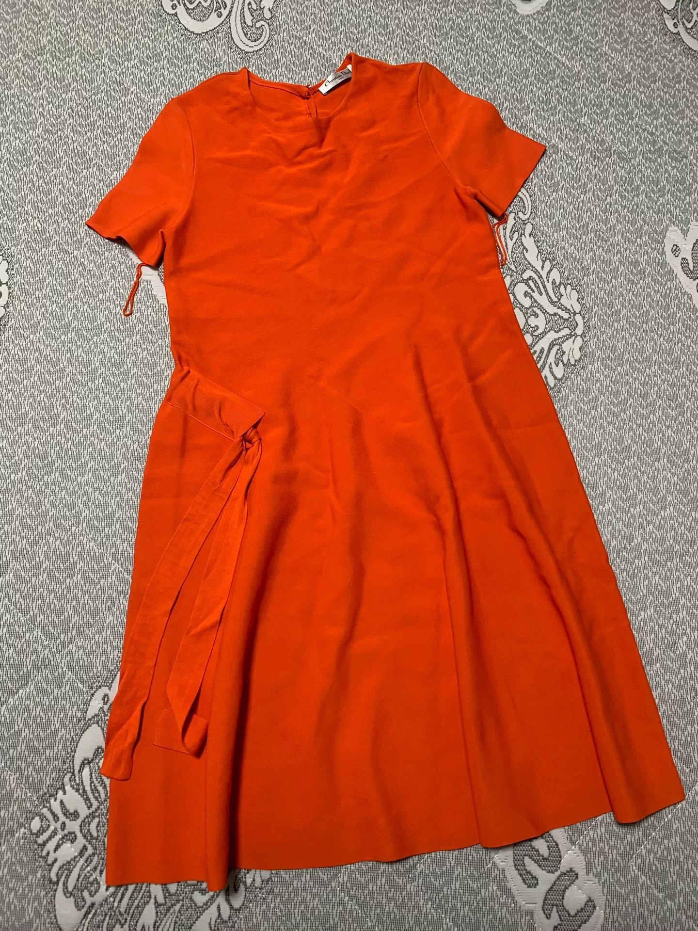 Dior Dior Bright Orange Dress Size S / US 4 / IT 40 - 1 Thumbnail