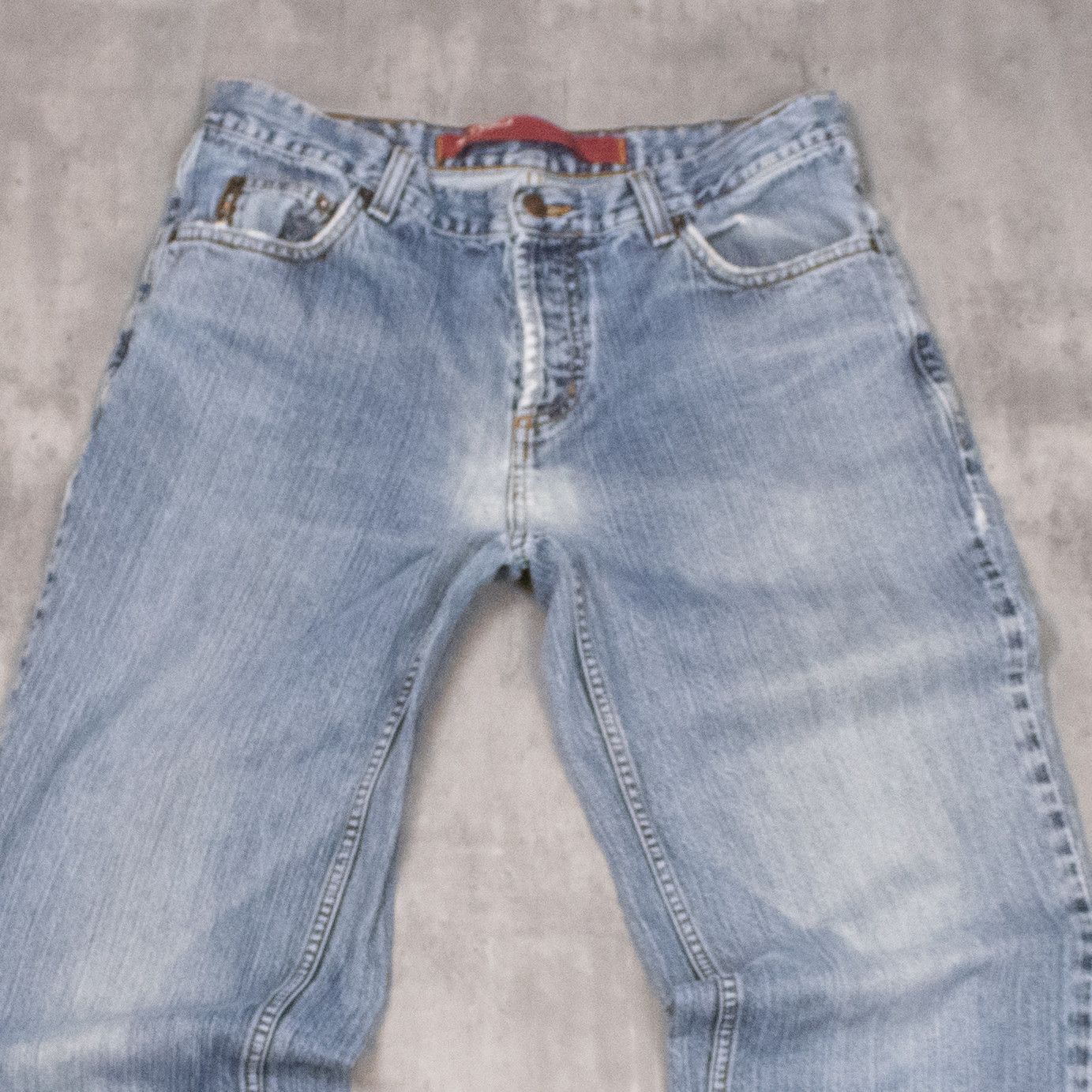 4YOU Y2K 00's 4You Baggy Relax Fit Wide Midwash Denim Pant's Size US 30 / EU 46 - 4 Thumbnail
