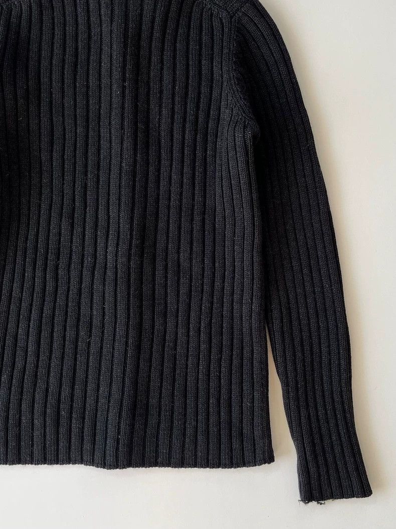 Helmut Lang HELMUT LANG 1990s high collar knit top Size S / US 4 / IT 40 - 7 Thumbnail