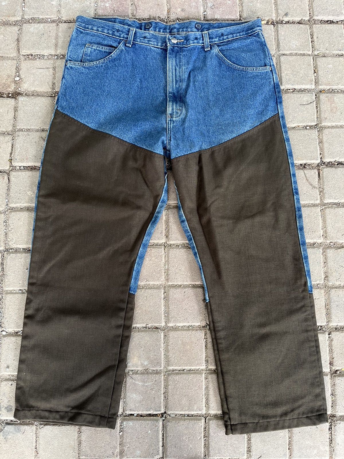 Vintage × Wrangler Baggy Wrangler Denim Size US 39 - 3 Thumbnail