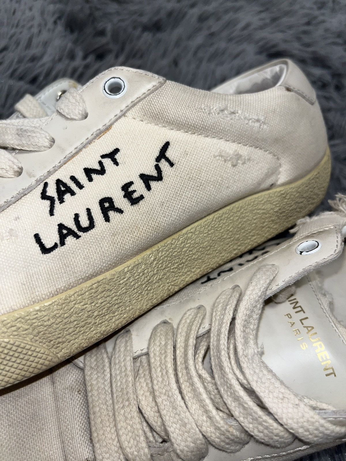 Saint Laurent Paris Court Classic Canvas x Hedi Slimane