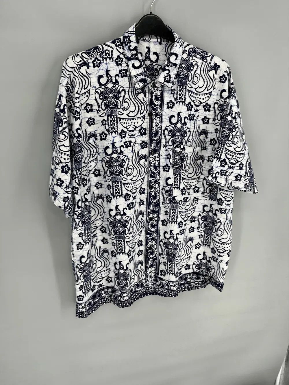 Vintage Vintage Crazy Aloha Joe Hawaiian Shirt Beach Surfing Rare Size US L / EU 52-54 / 3 - 3 Thumbnail