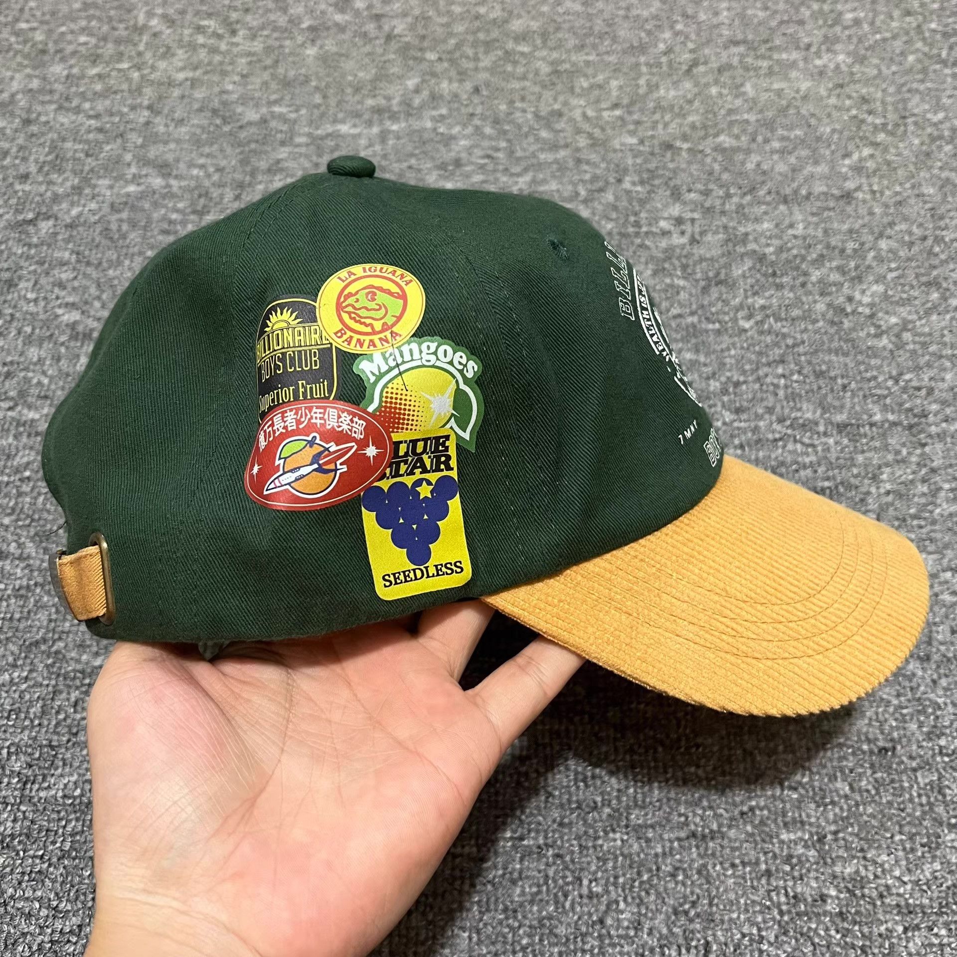 Billionaire Boys Club BBC Corduroy & Canvas Curved Brim Baseball Sun Hat Q7 Size ONE SIZE - 3 Thumbnail