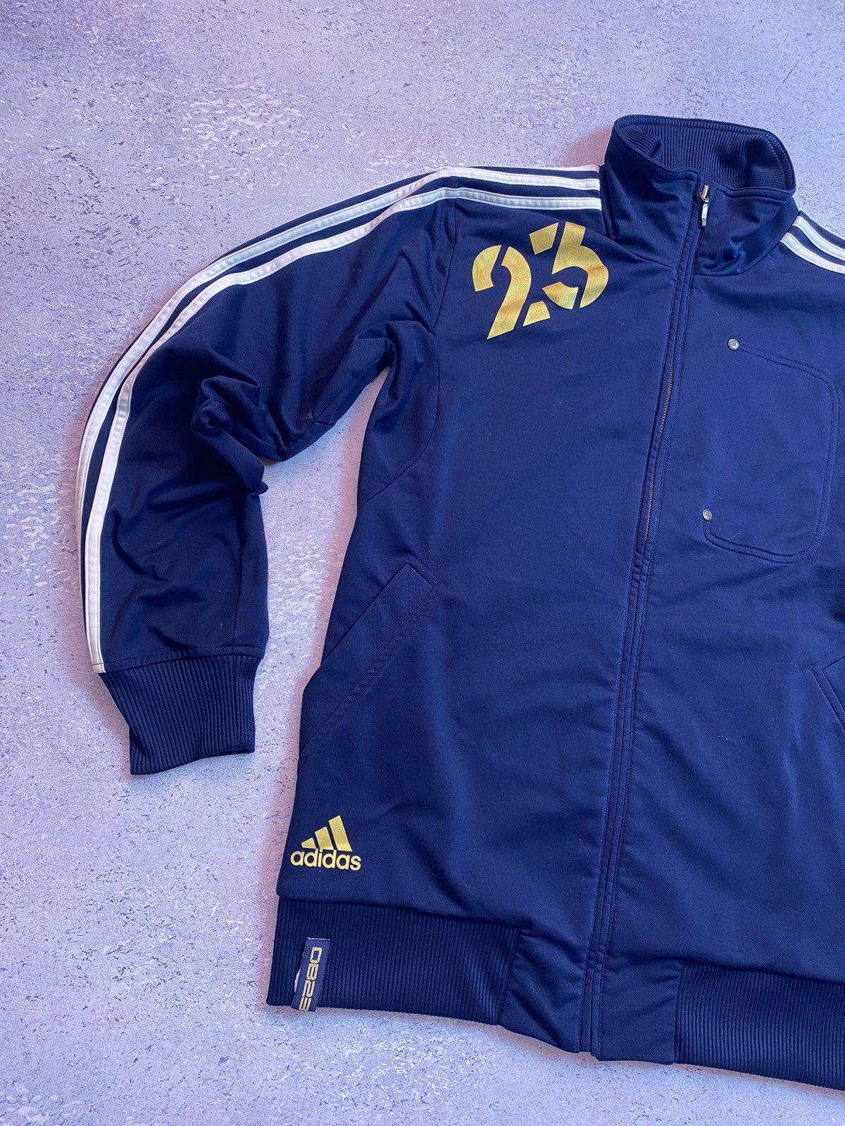 Adidas Adidas LA Galaxy David Backham #23 Zip Hoodie Size US S / EU 44-46 / 1 - 3 Thumbnail