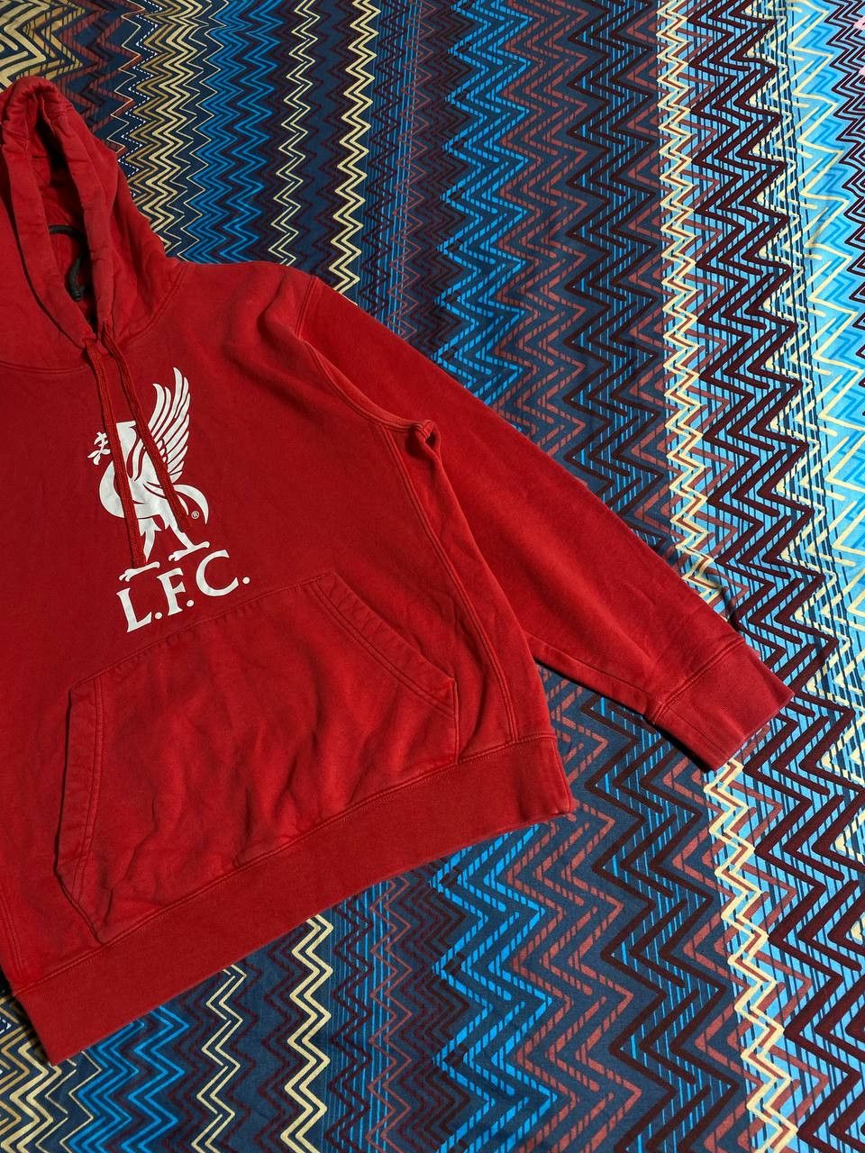 Nike vintage Nike big logo red Sweatshirt L.F.C. hoodie Y2K Size US S / EU 44-46 / 1 - 10 Thumbnail