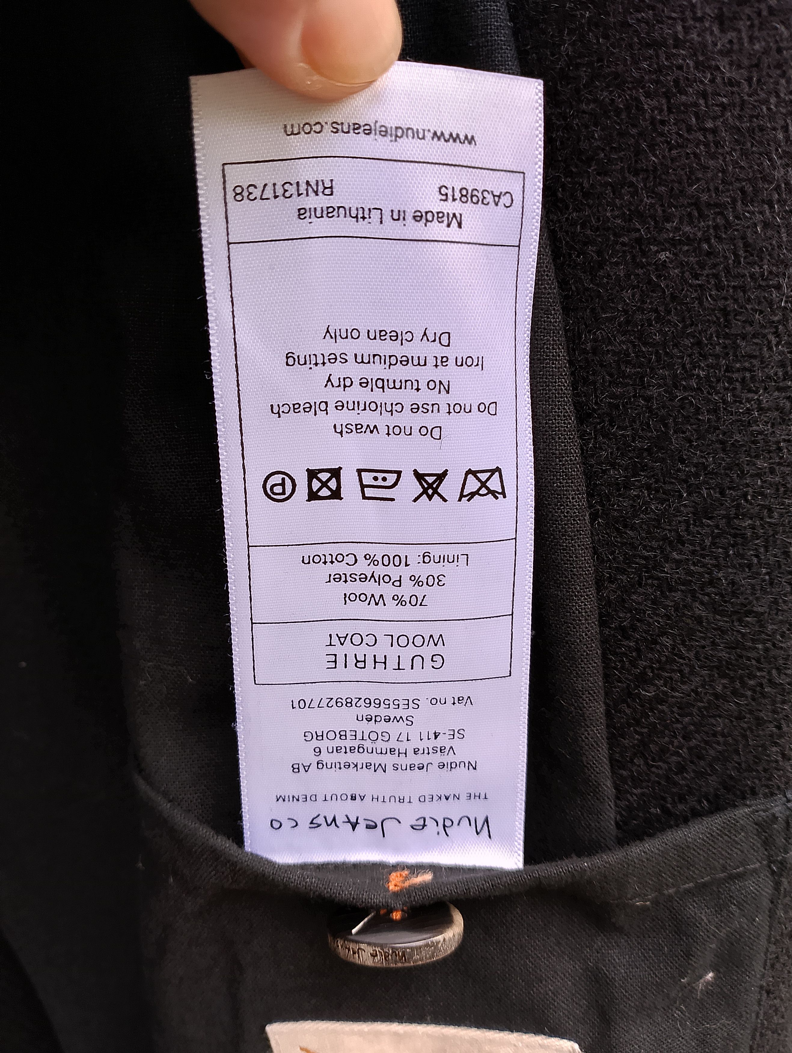 Nudie Jeans Nudie Jeans Wool Long Jacket Size US M / EU 48-50 / 2 - 14 Thumbnail