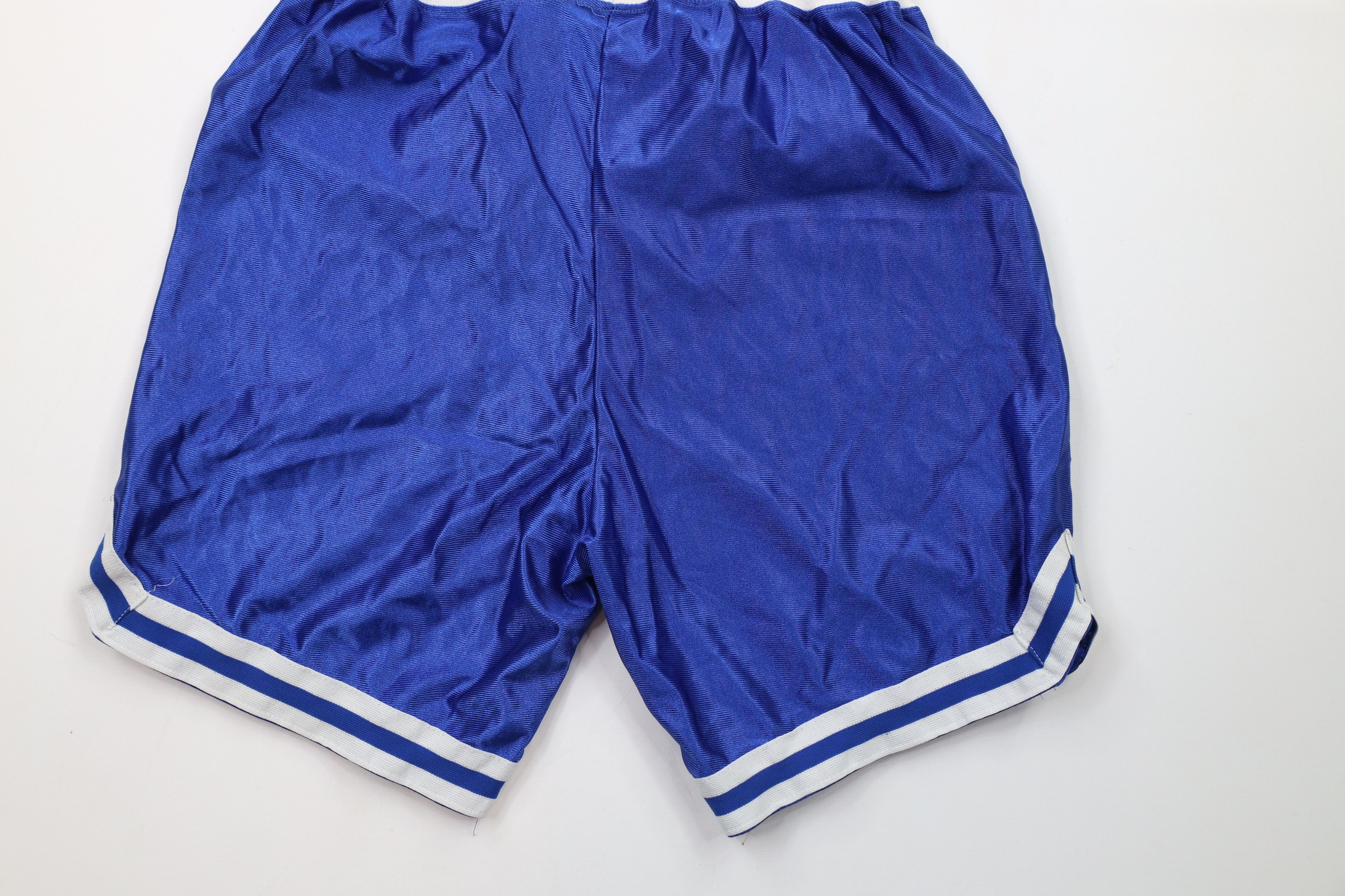 Vintage Vintage 80s 90s Silky Nylon Above Knee Basketball Shorts USA Size US 32 / EU 48 - 13 Thumbnail