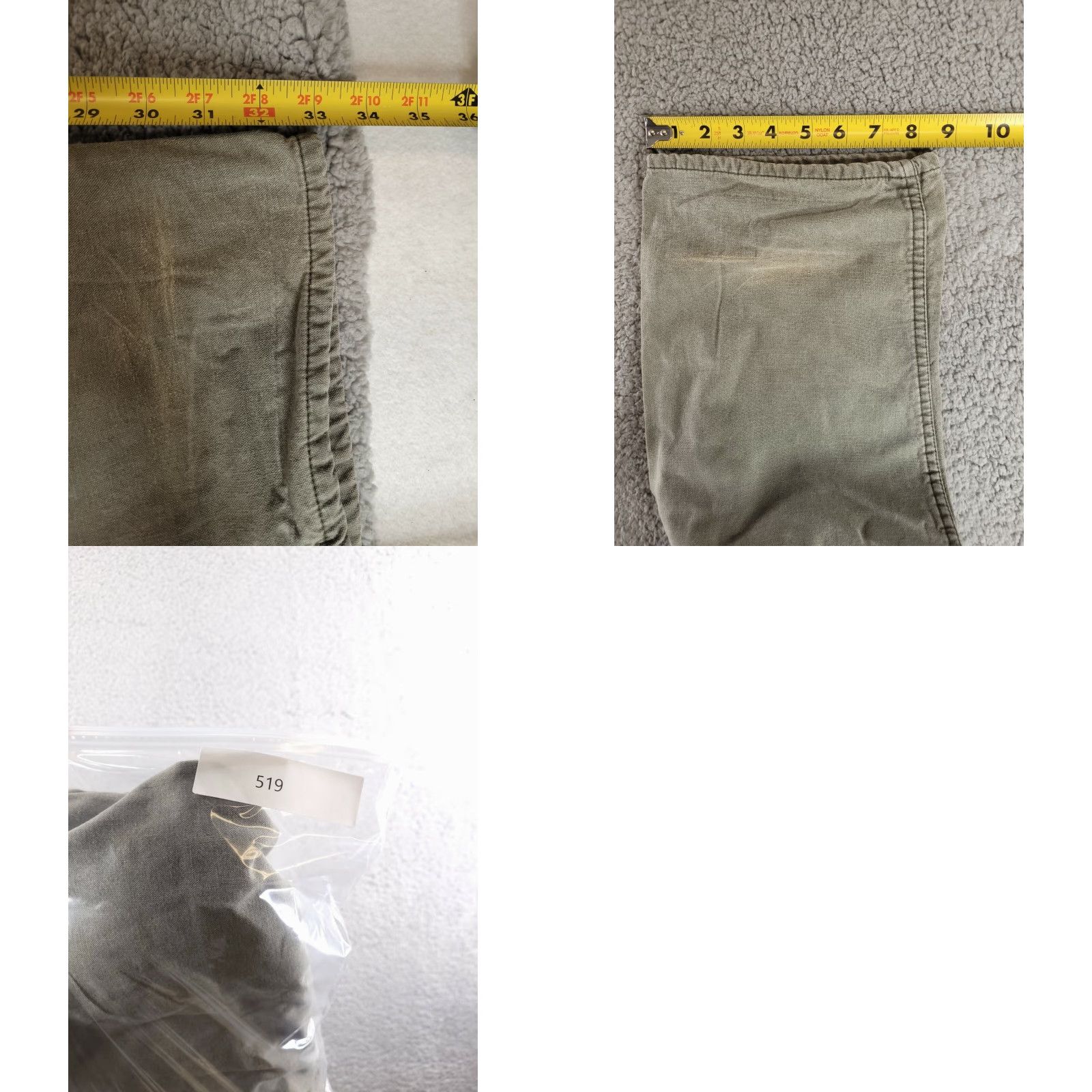 Vintage VINTAGE LL Bean Pants Men's 40x33 Green Flannel Lined Straight Fit Made in USA Size US 40 / EU 56 - 8 Thumbnail