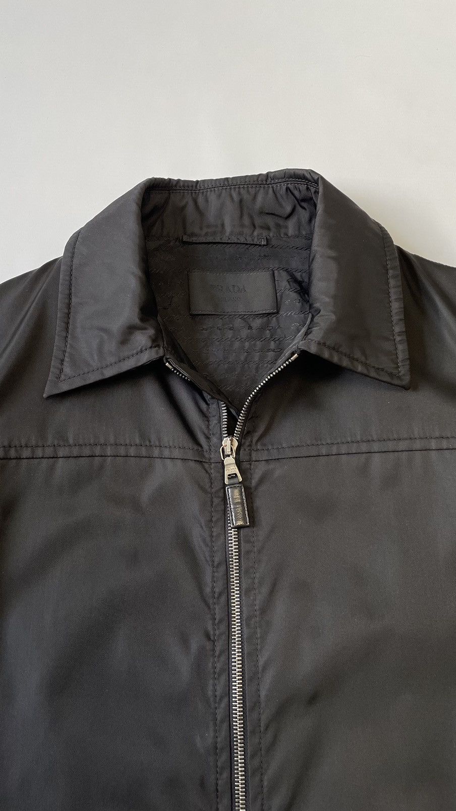 Prada Mid 2000s Black Nylon Work Jacket Size US M / EU 48-50 / 2 - 5 Thumbnail