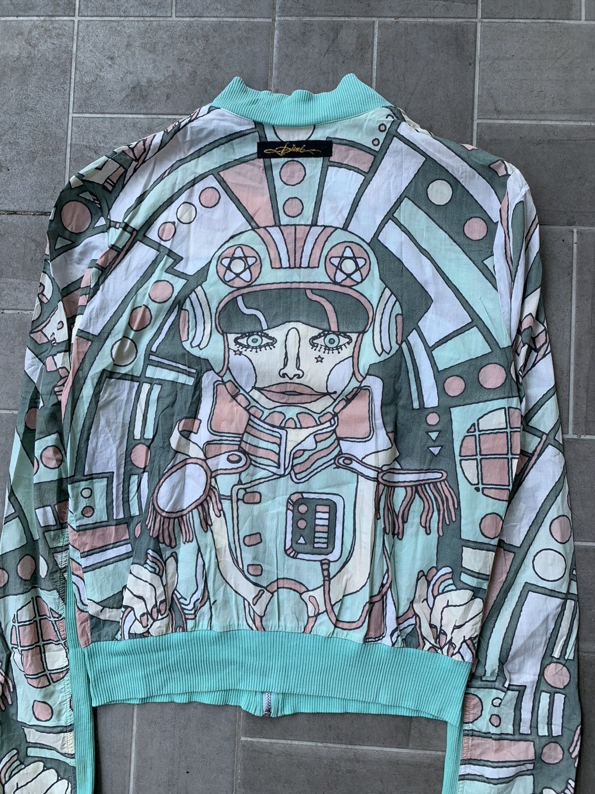 Diesel 1990s - Diesel All Over Print Bomber Jacket Size US M / EU 48-50 / 2 - 10 Thumbnail