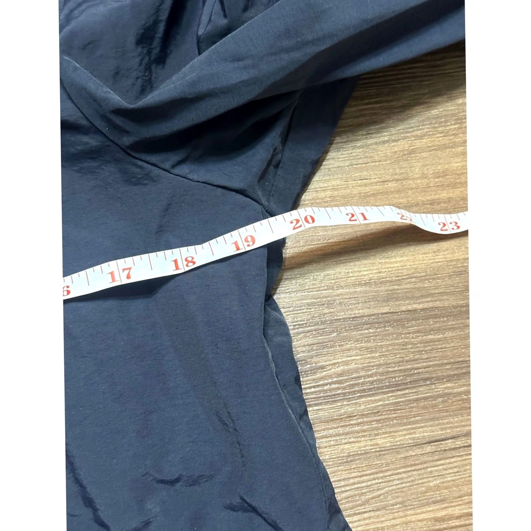 Eileen Fisher Eileen Fisher Women's Light Cotton Nylon Hooded Rain Jacket Blue M Jacket Size M / US 6-8 / IT 42-44 - 5 Thumbnail