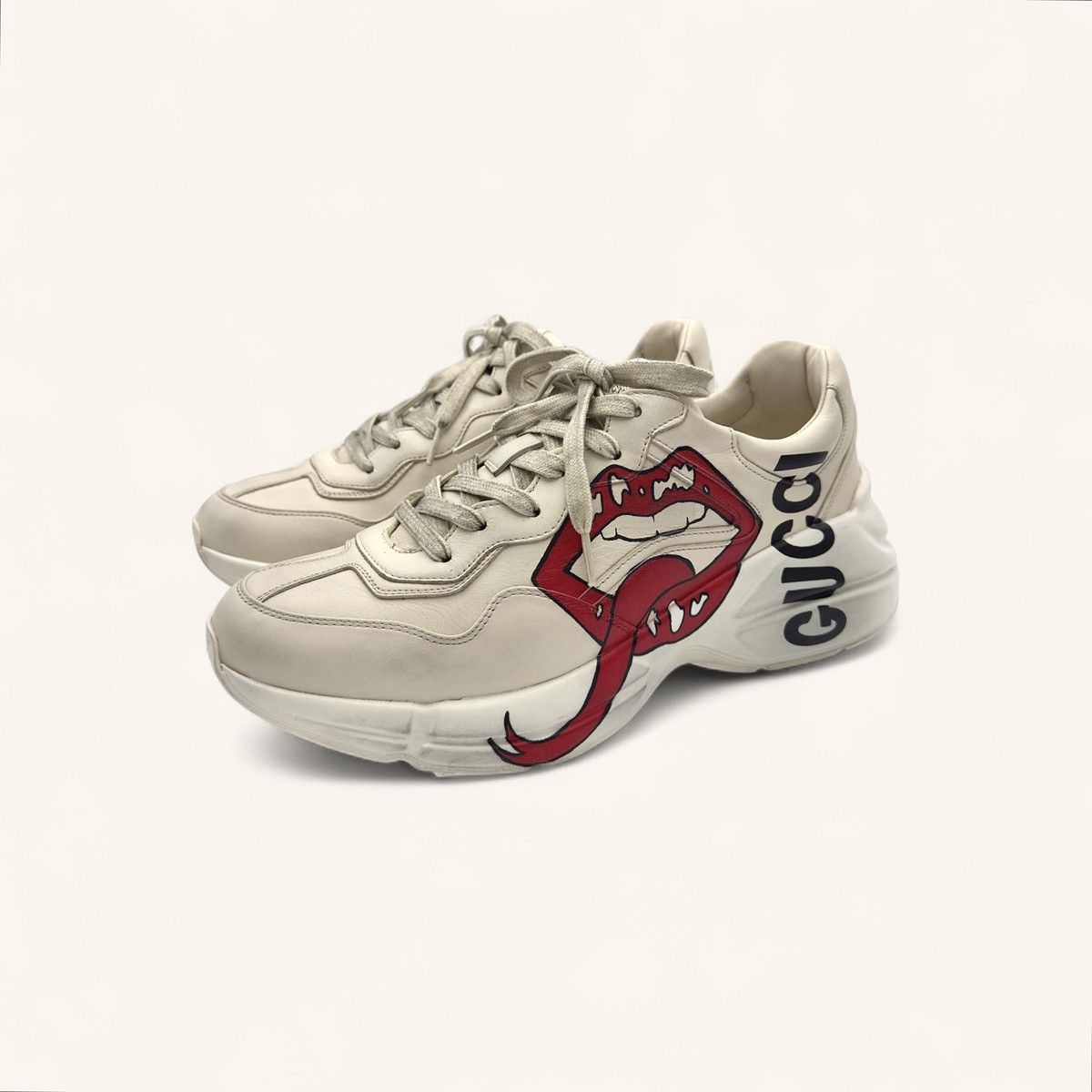 Gucci Gucci Rhyton “Mouth” Sneaker Size US 8.5 / EU 41-42 - 2 Thumbnail