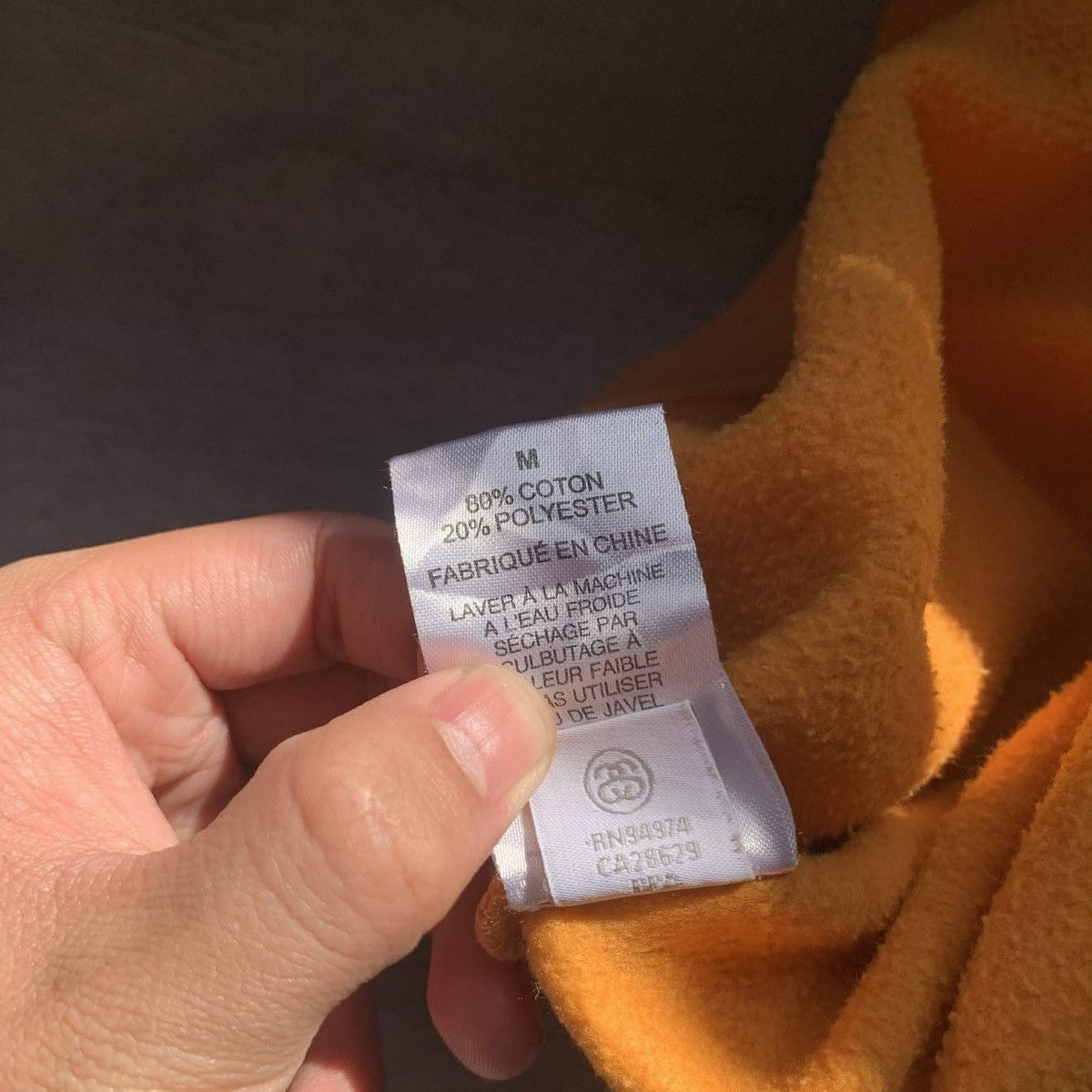 Stussy Orange Stüssy embroidered crewneck sweatshirt Size US M / EU 48-50 / 2 - 7 Thumbnail
