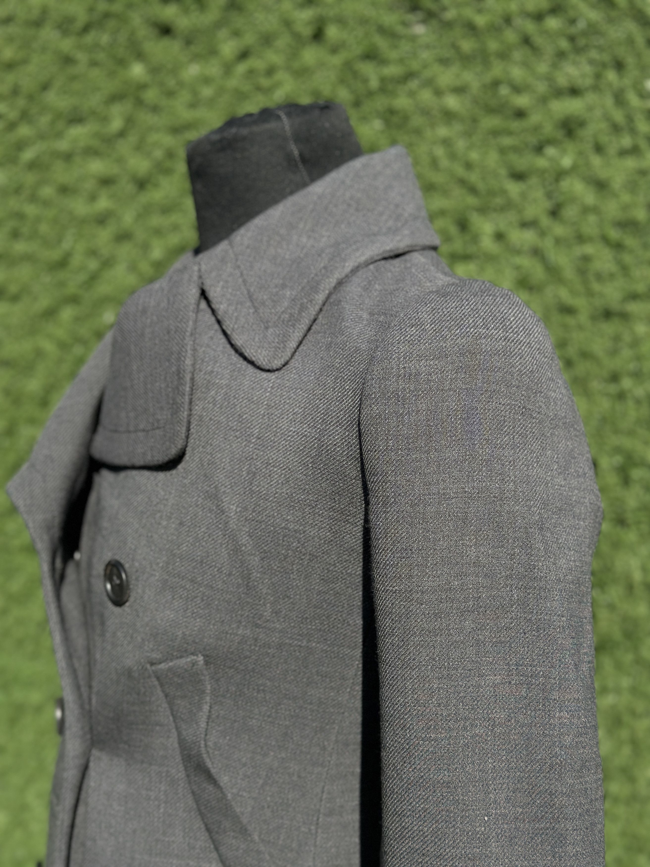Prada Prada IT40 Double Breasted Peacoat Jacket Tailored Fit Size S / US 4 / IT 40 - 6 Thumbnail