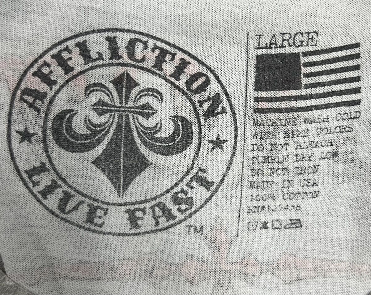 Affliction × Vintage VINTAGE AFFLICTION LIVE FAST MADE IN USA SHIRT Size US L / EU 52-54 / 3 - 7 Thumbnail