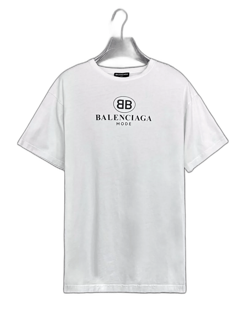 Balenciaga Balenciaga Logo Print Short Sleeve T-Shirt-2506 Size US XS / EU 42 / 0 - 1 Thumbnail