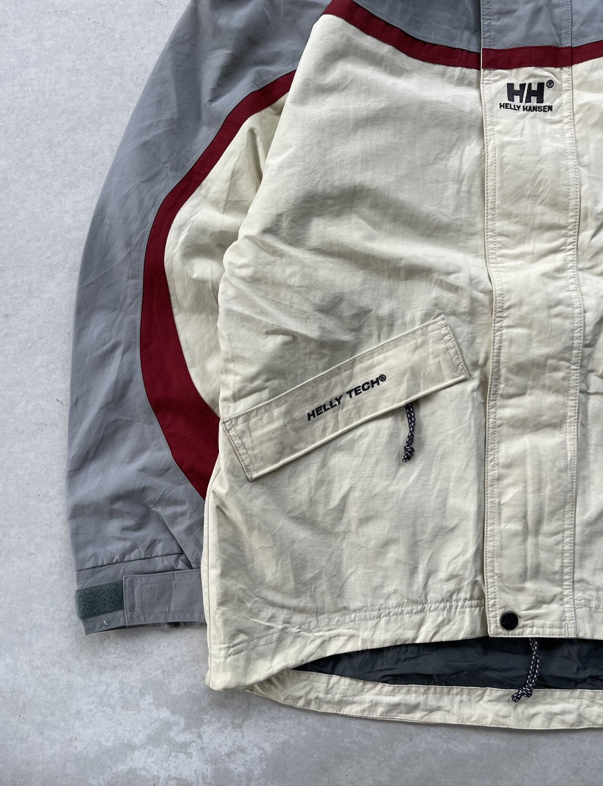 Helly Hansen 🔥VINTAGE HELLY HANSEN TECH WATERPROOF HOOD OUTDOOR JACKET Size US M / EU 48-50 / 2 - 3 Thumbnail