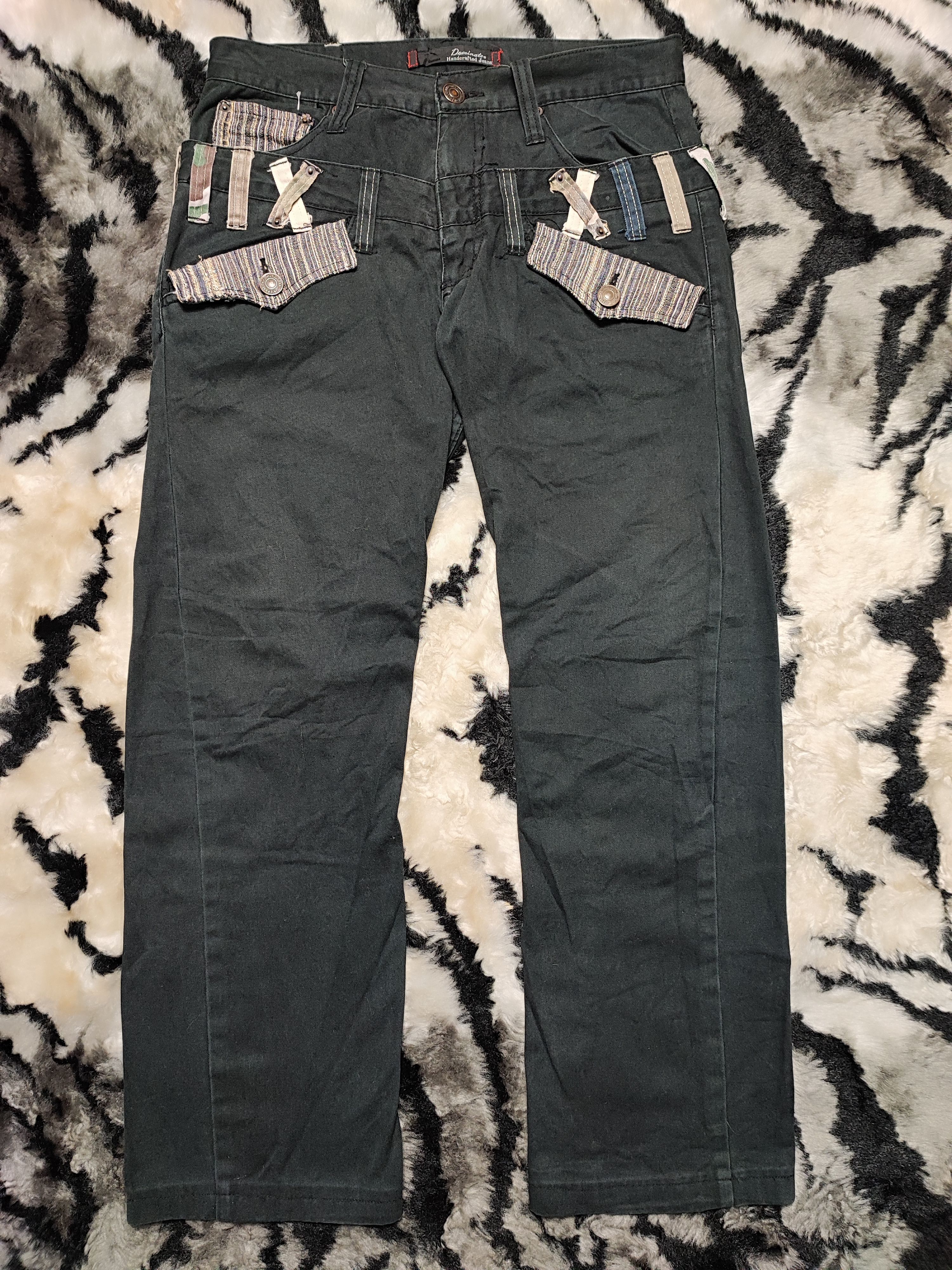If Six Was Nine × Japanese Brand DOMINATE HANDCRAFTED DOUBLE WAIST JEANS Size US 30 / EU 46 - 2 Thumbnail
