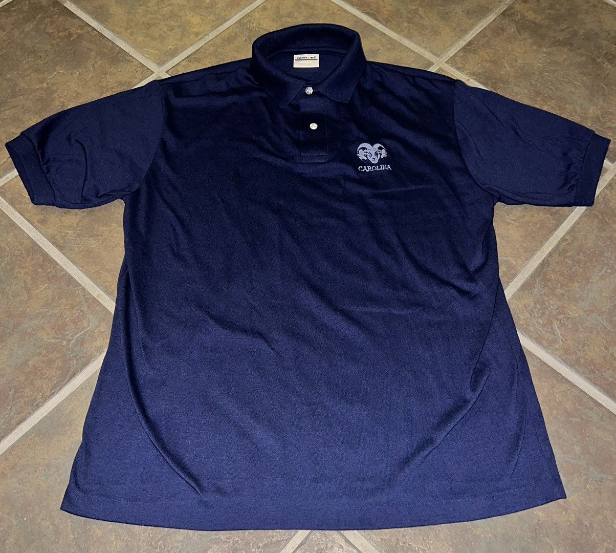 NCAA × Vintage VINTAGE UNC TAR HEELS POLO Size US L / EU 52-54 / 3 - 4 Thumbnail