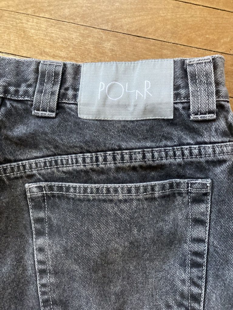 Polar Skate Co. Polar Skate Co. 93 Denim Black/Silver 34/32 Size US 34 / EU 50 - 4 Thumbnail